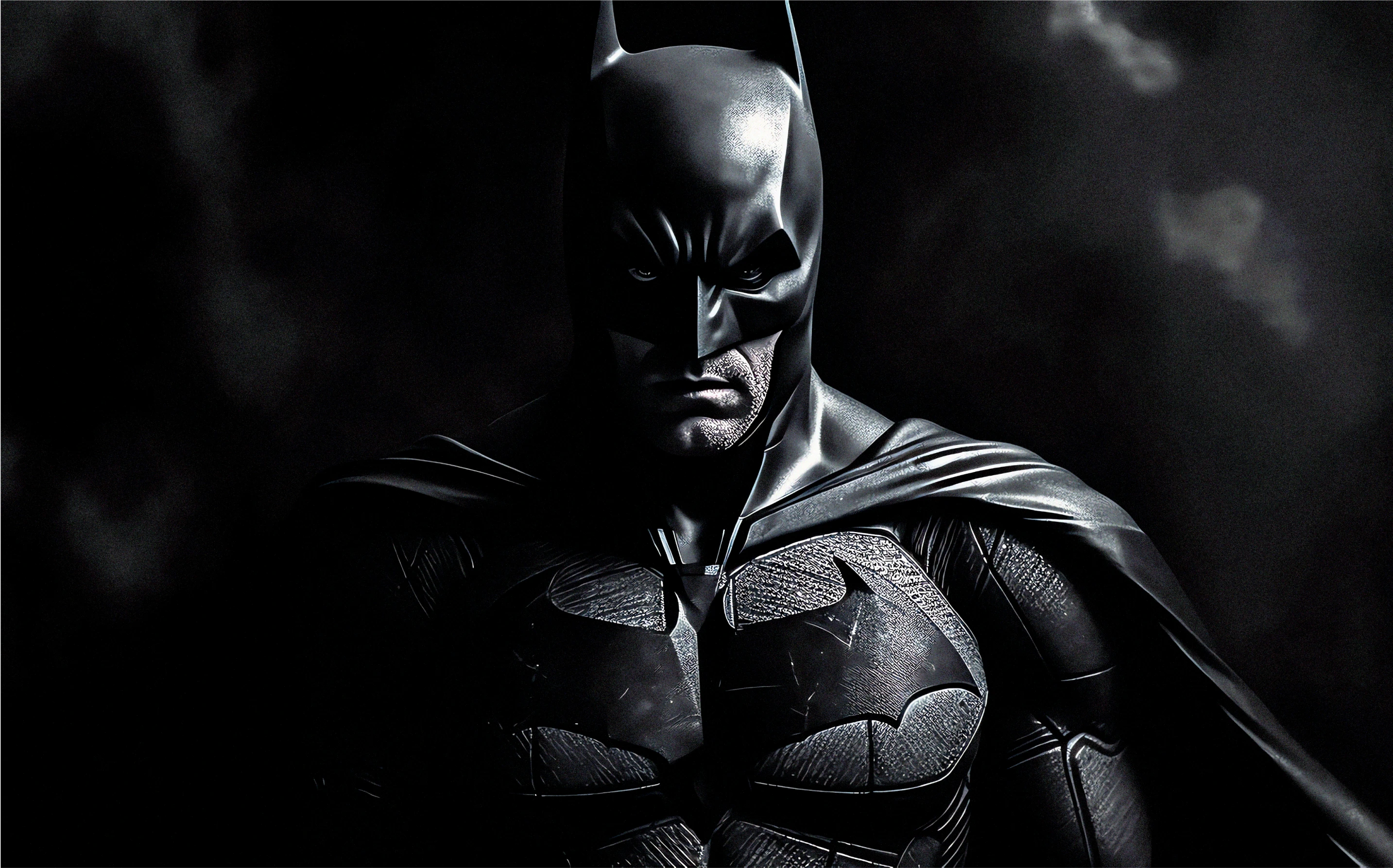 Batman Dark Background 4K Wallpaper