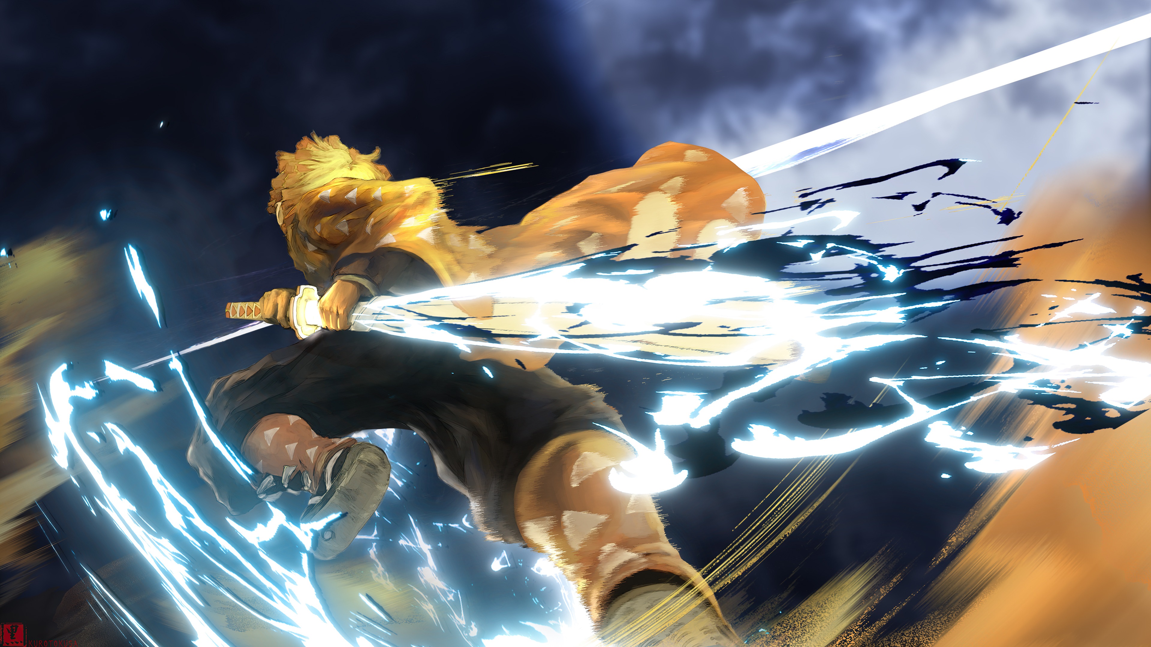 Zenitsu Agatsuma 4K, Zenitsu Agatsuma Gallery HD Wallpaper