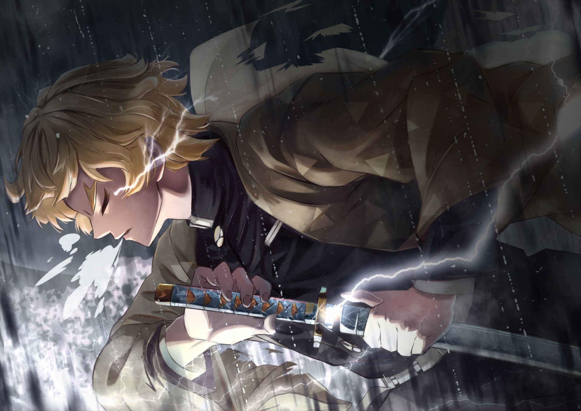 Download Zenitsu Agatsuma wallpaper