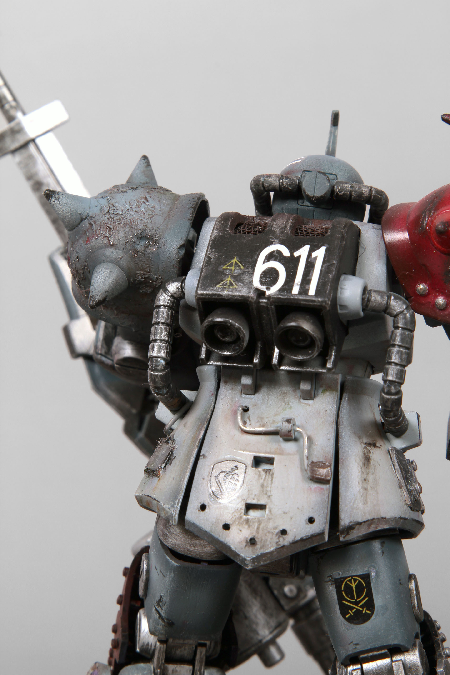 HGUC MS 07B 3 Gouf Custom: Assembled