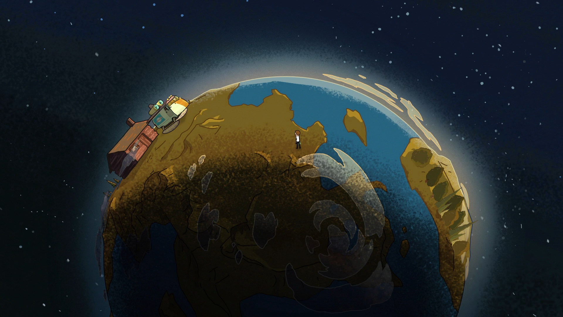 Wallpaper, illustration, planet, Earth
