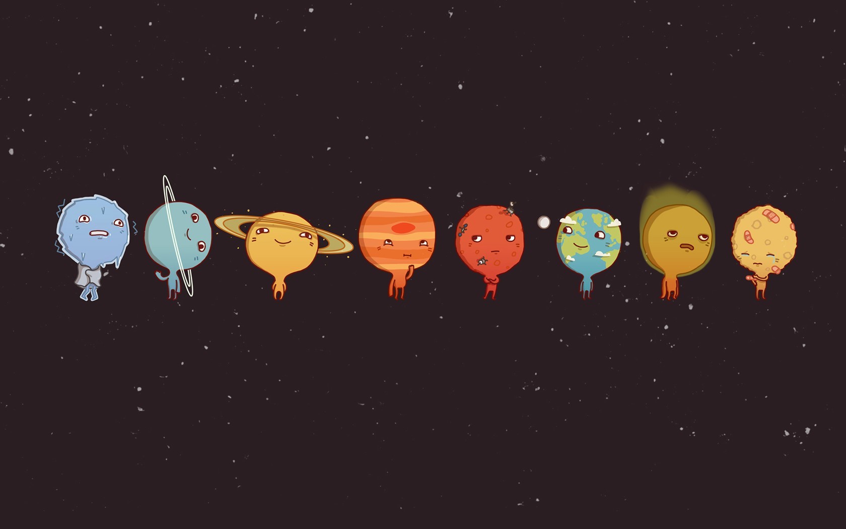 1680x1050 minimalism planet