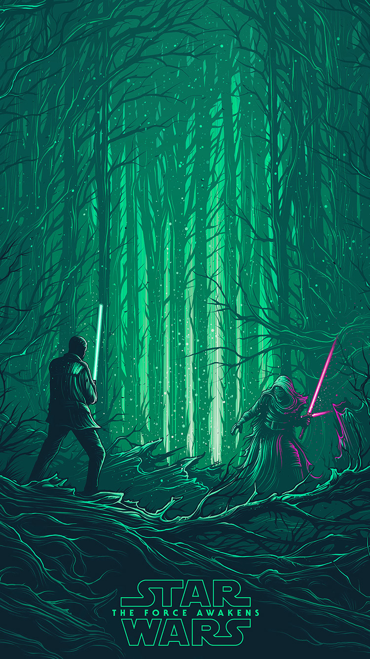 Starwars Illustration Green Art Film