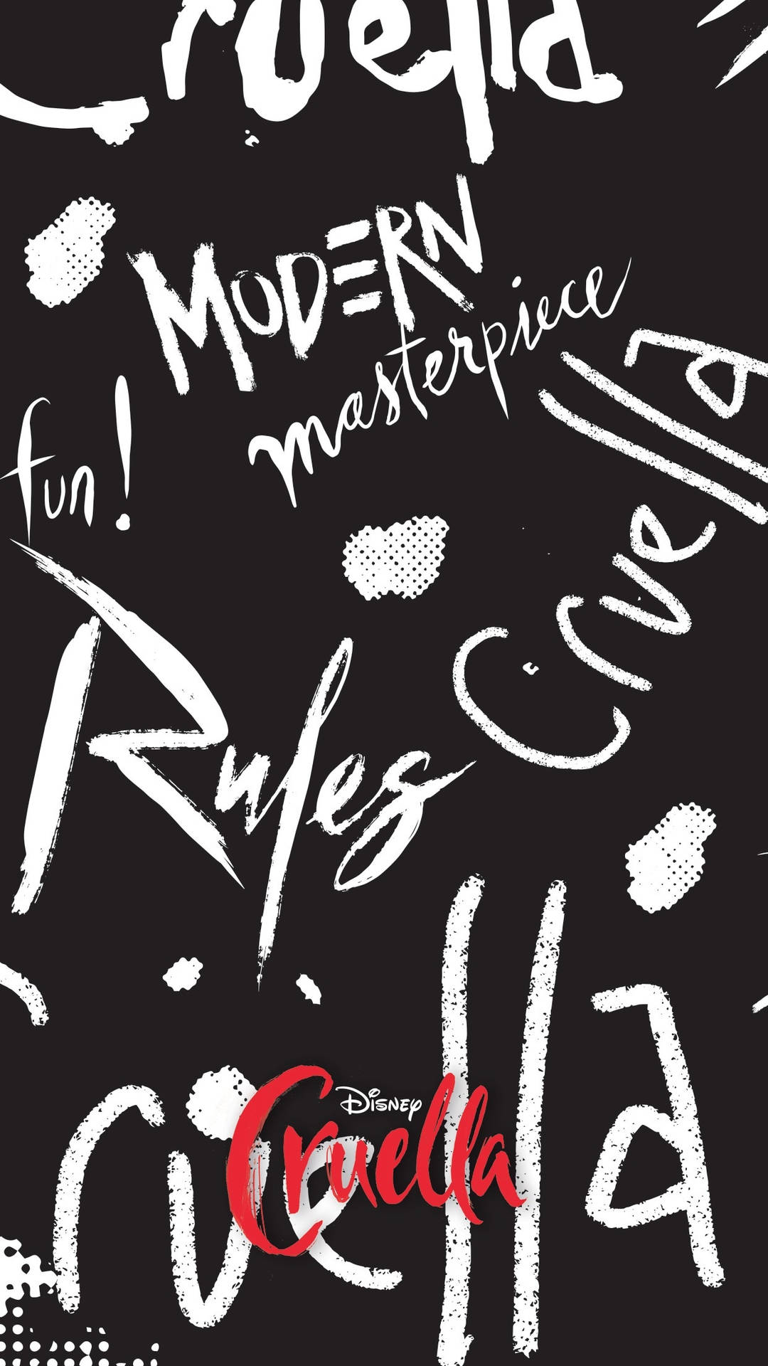 Download Cute Black Cruella Wallpaper