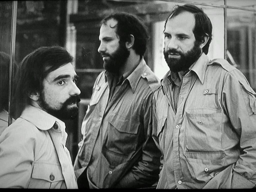 BRIAN DE PALMA hanging out with Martin