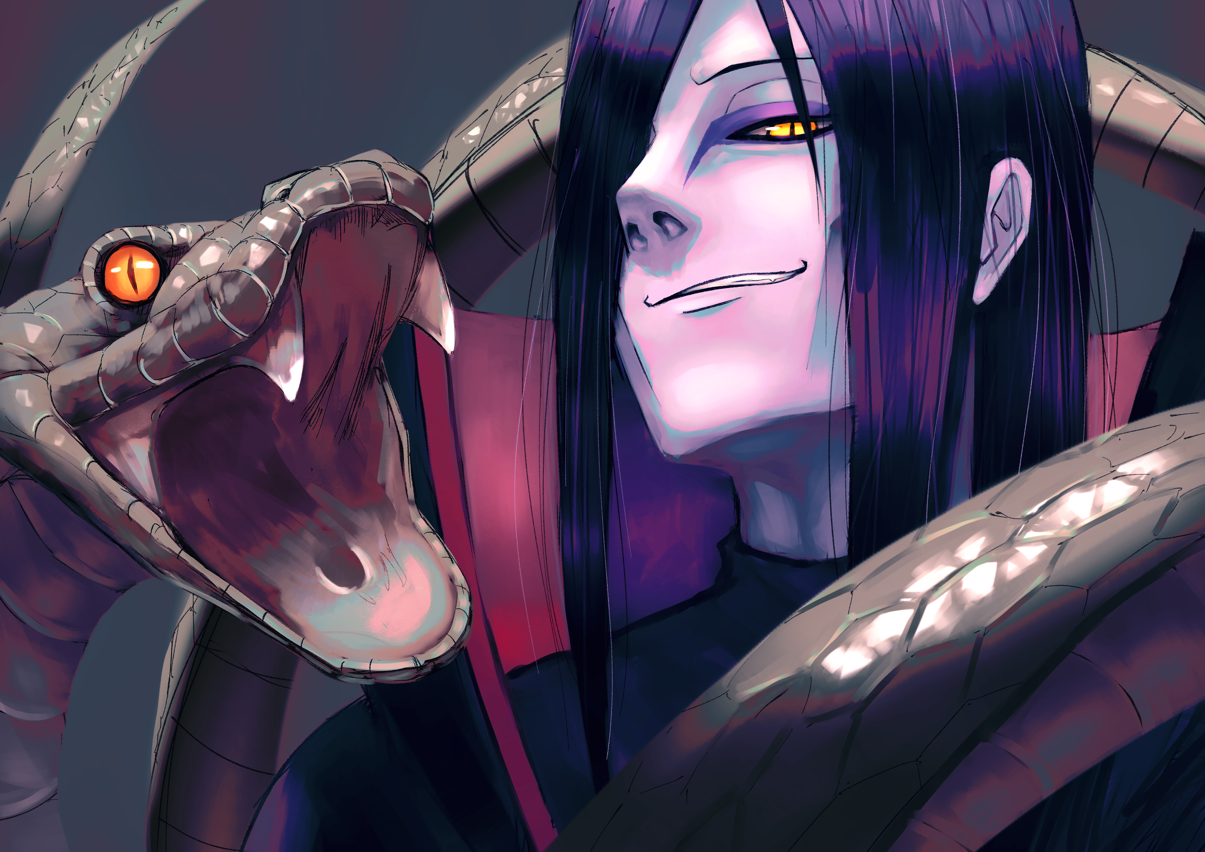 Download Orochimaru (Naruto) Anime Naruto 4k Ultra HD Wallpaper by しう