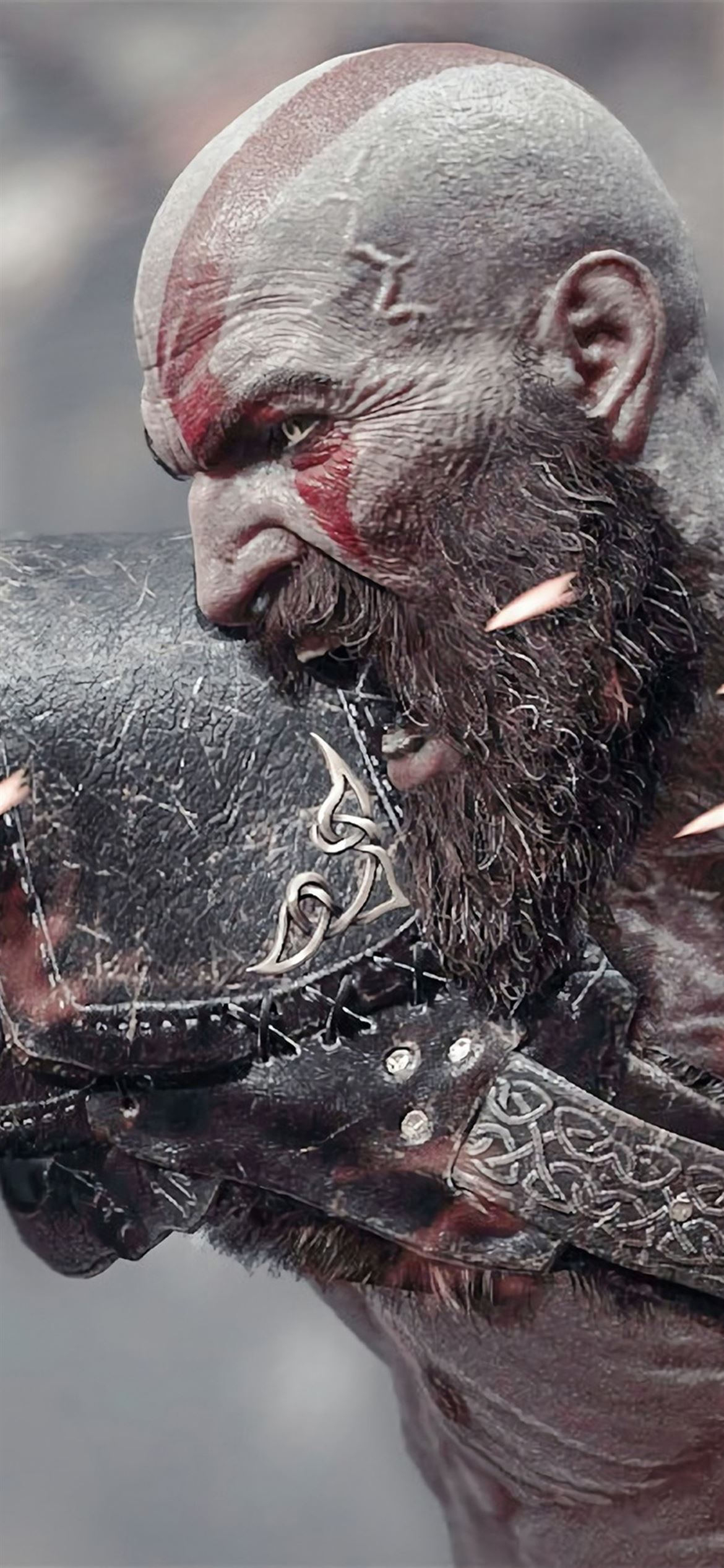 kratos digital art 4k iPhone 12