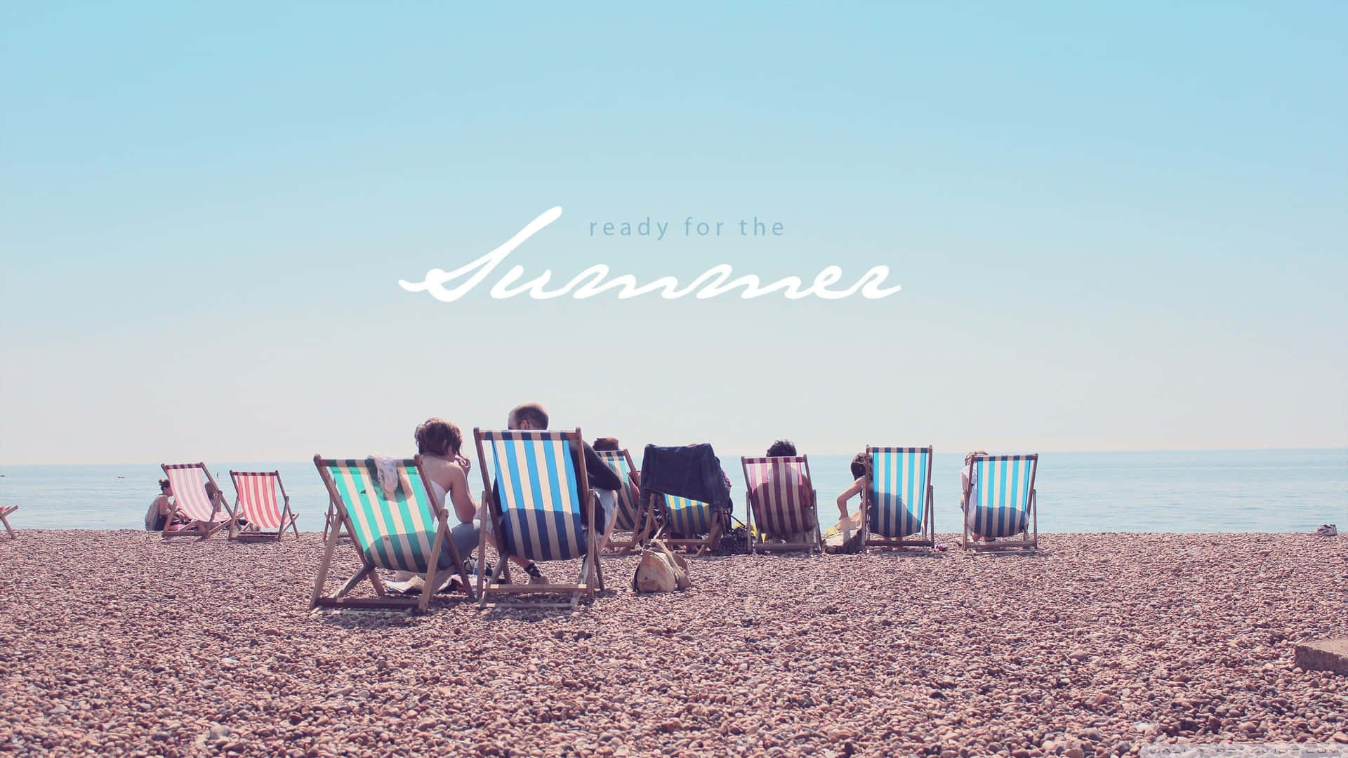 Retro Beach Wallpaper