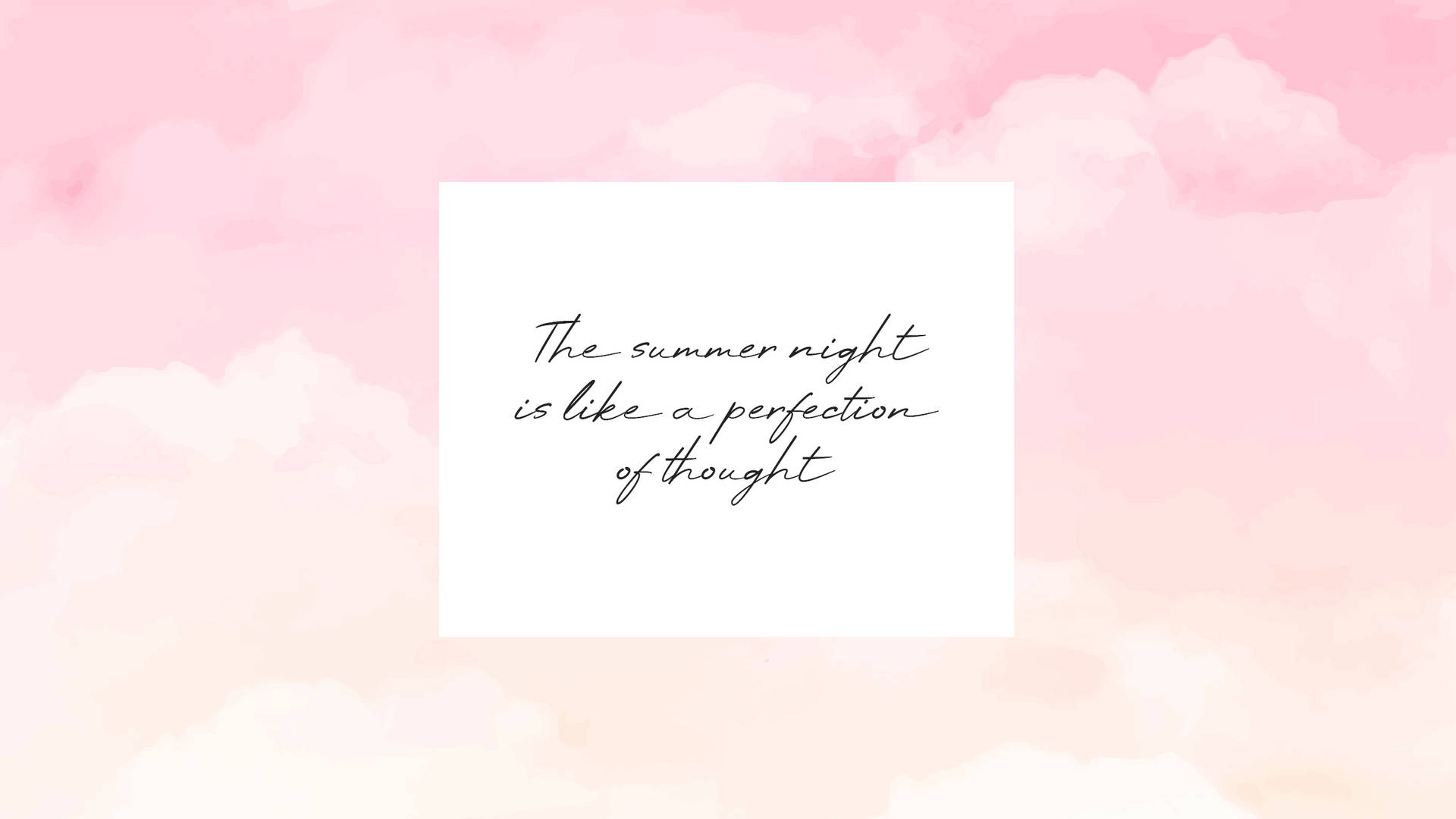 Download 2560x1440 Summer Quote Pink Aesthetic Wallpaper