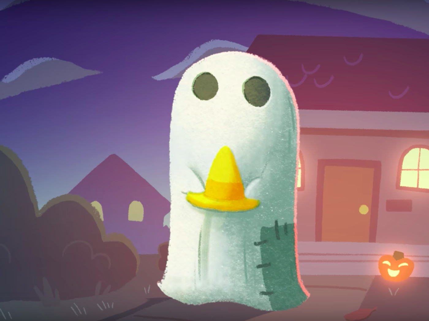 Google's adorable Halloween Doodle is