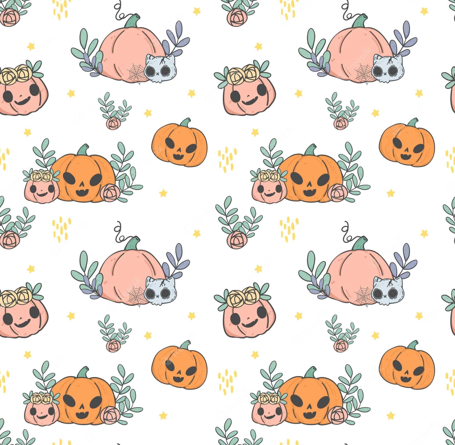 Download Aesthetic Cute Halloween Jack