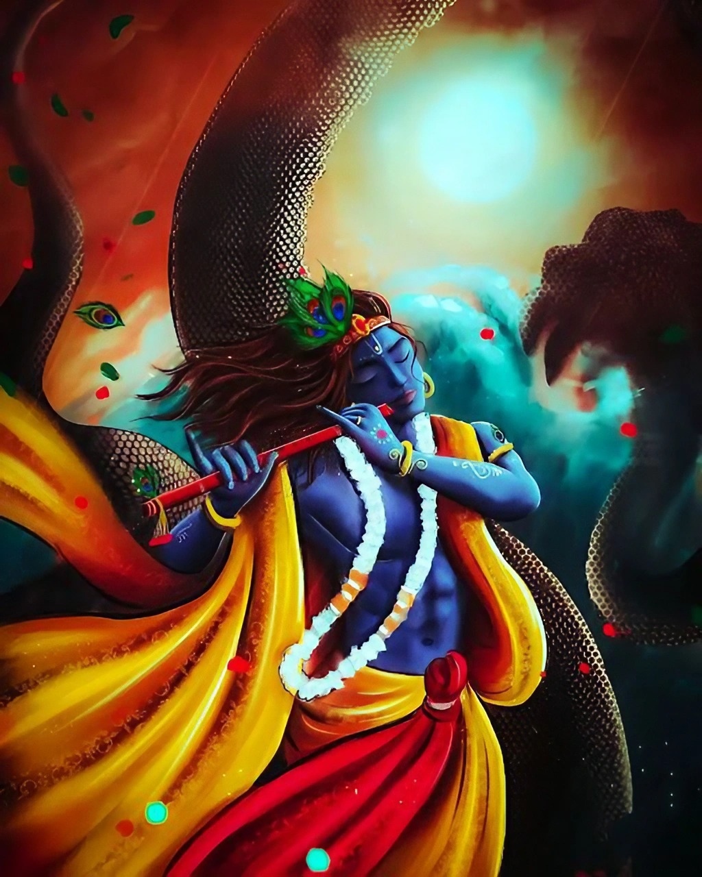 Lord krishna animated Wallpaper