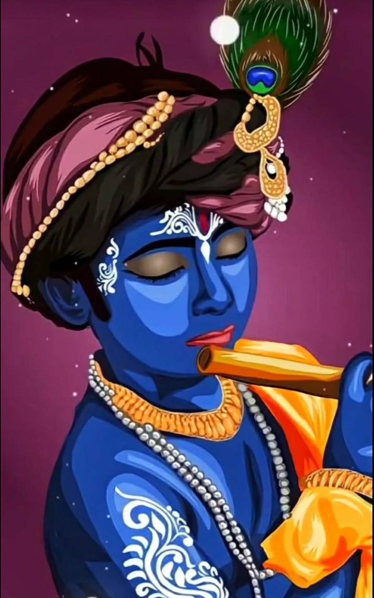 Krishna Flute Wallpaper