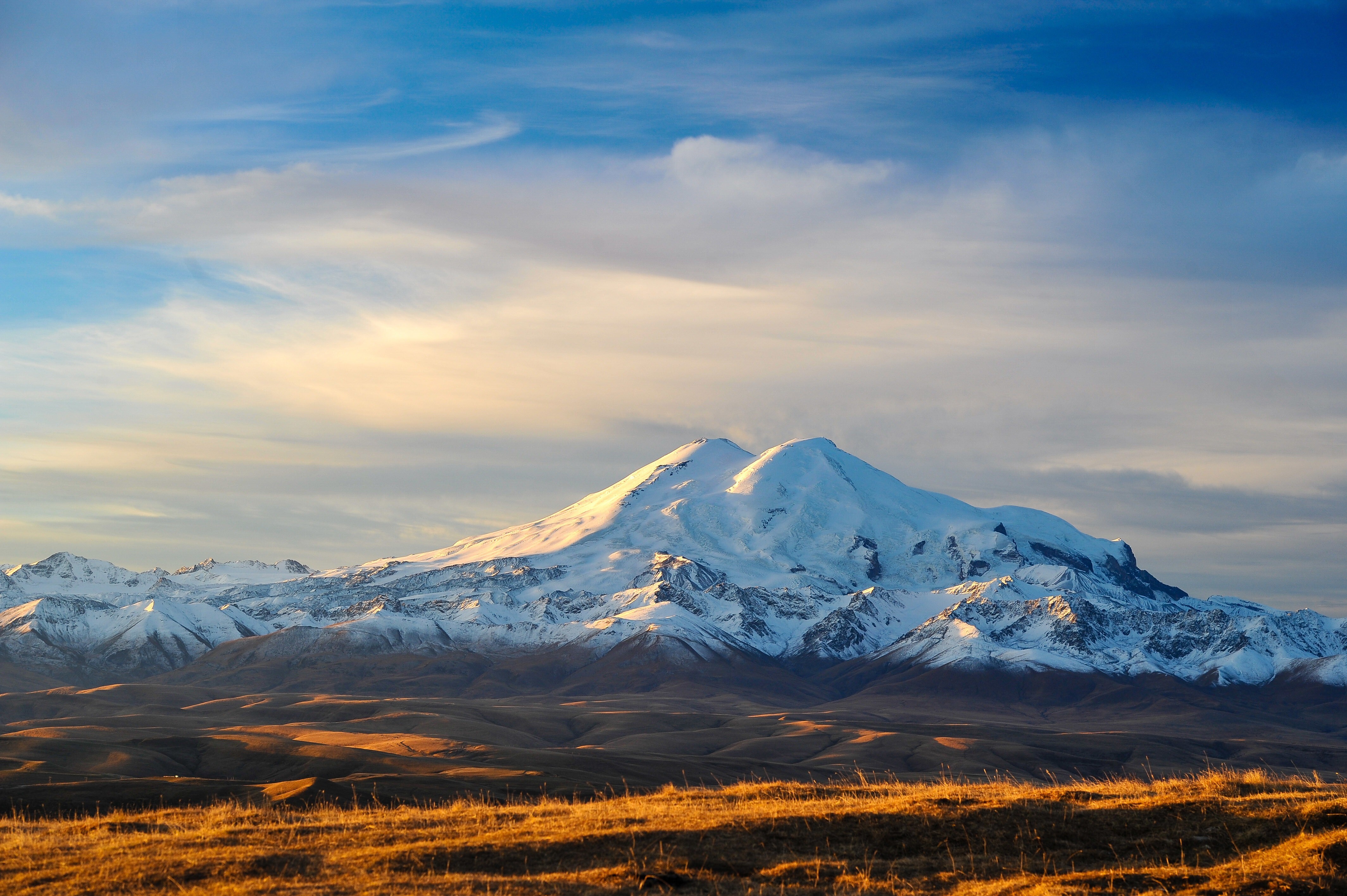 Mount Elbrus Mountain Volcano in Russia