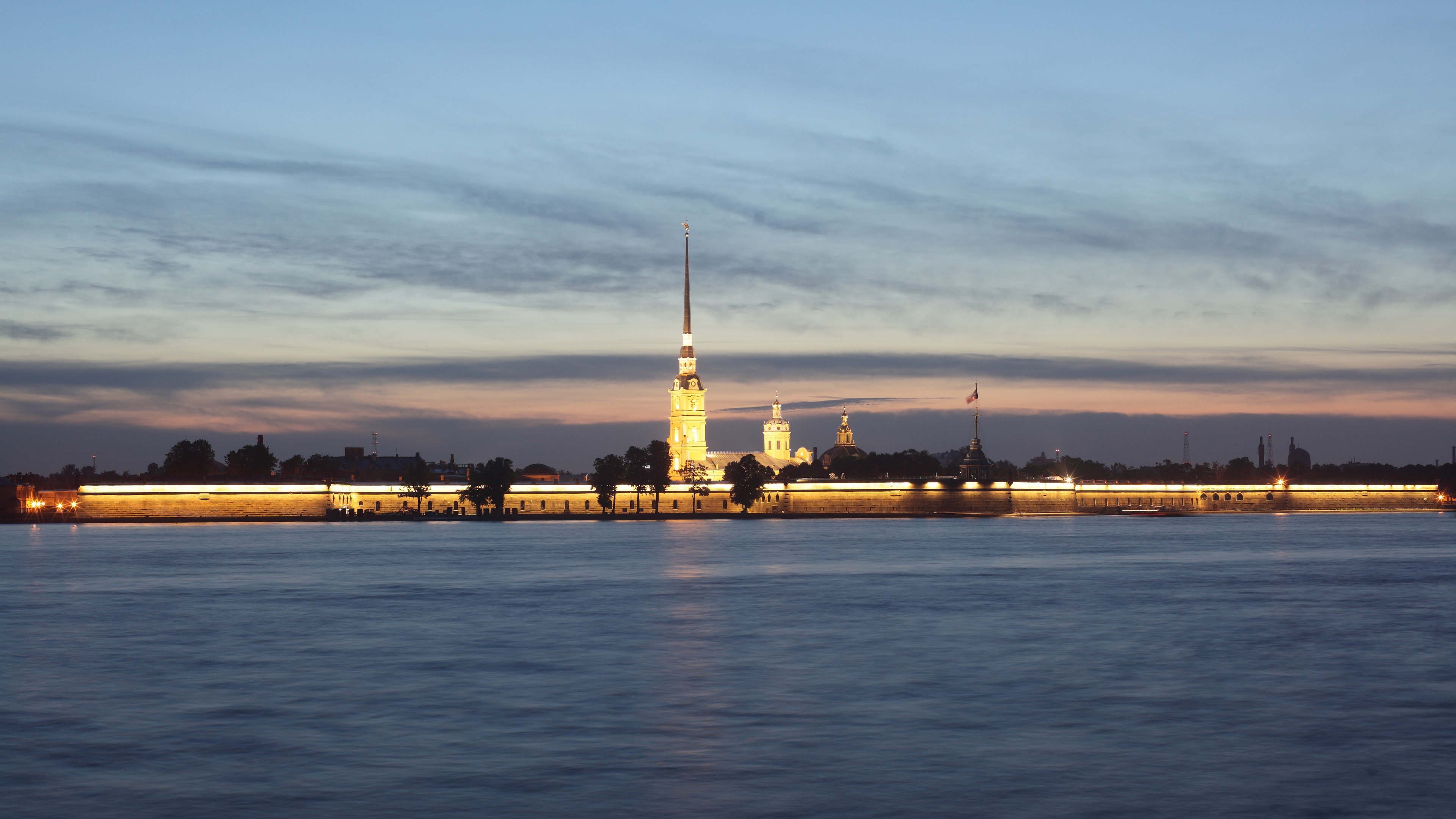 Wallpaper 4k peter and paul fortress