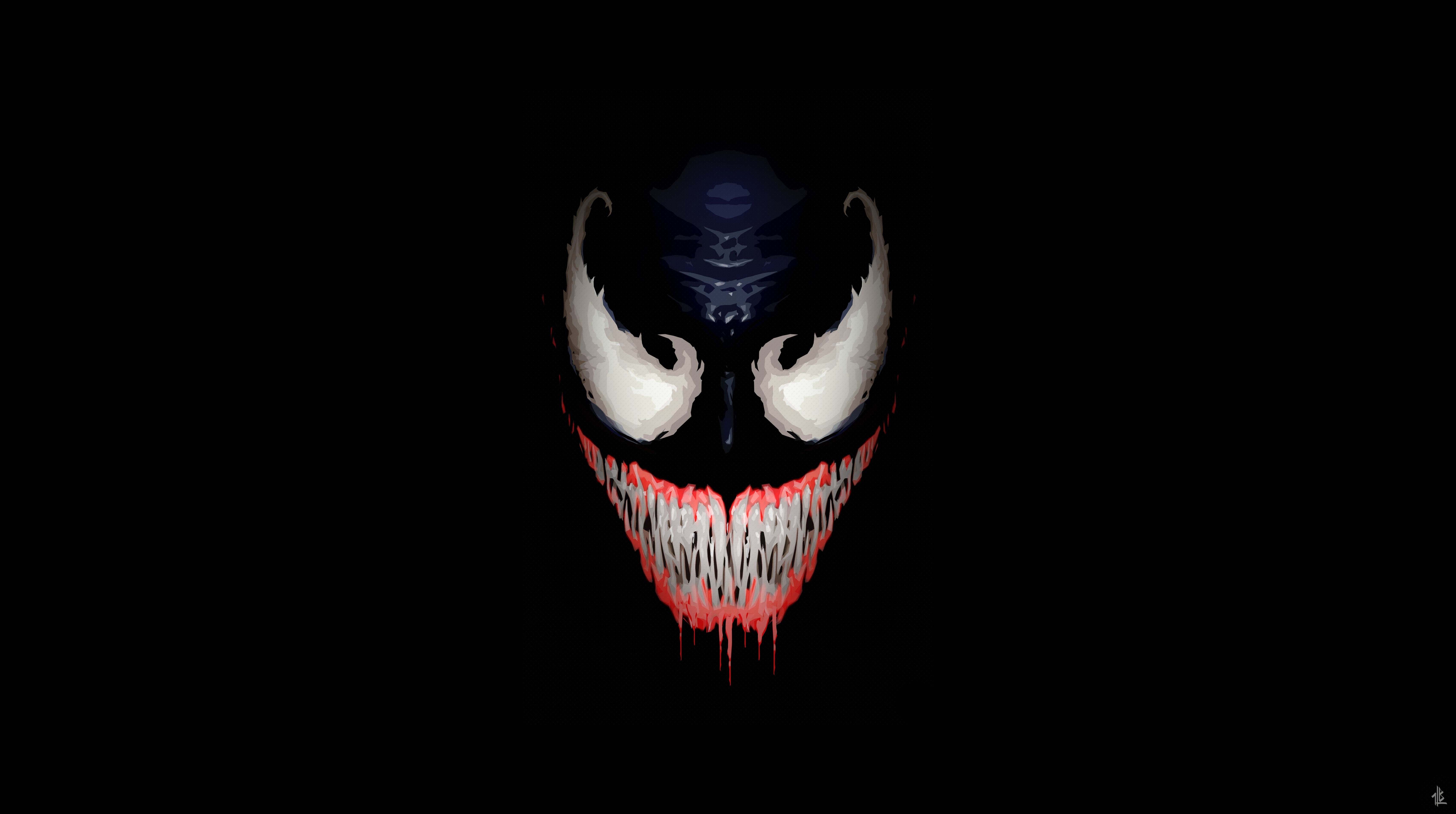 Wallpaper / venom, artwork