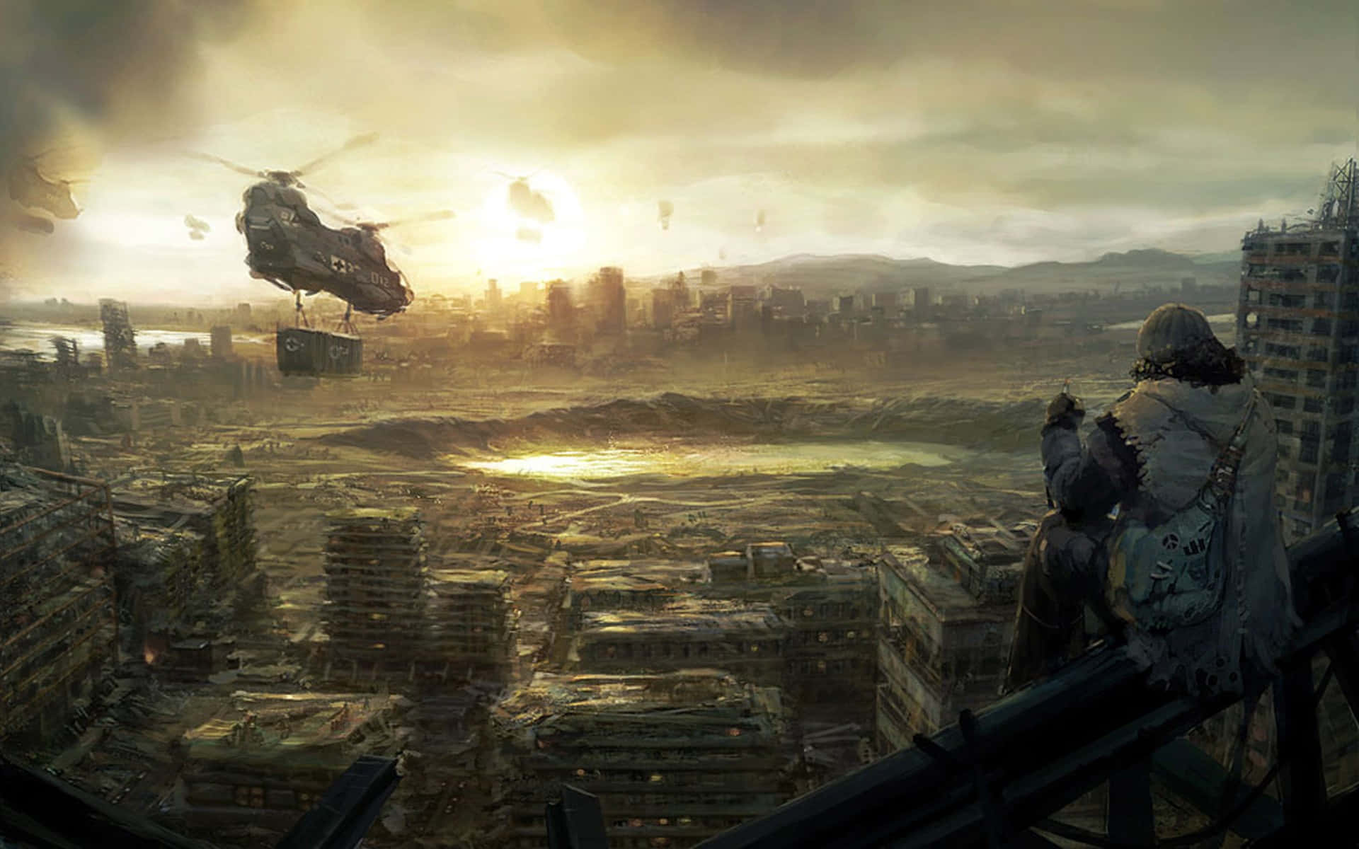 Post Apocalyptic Landscape Wallpaper