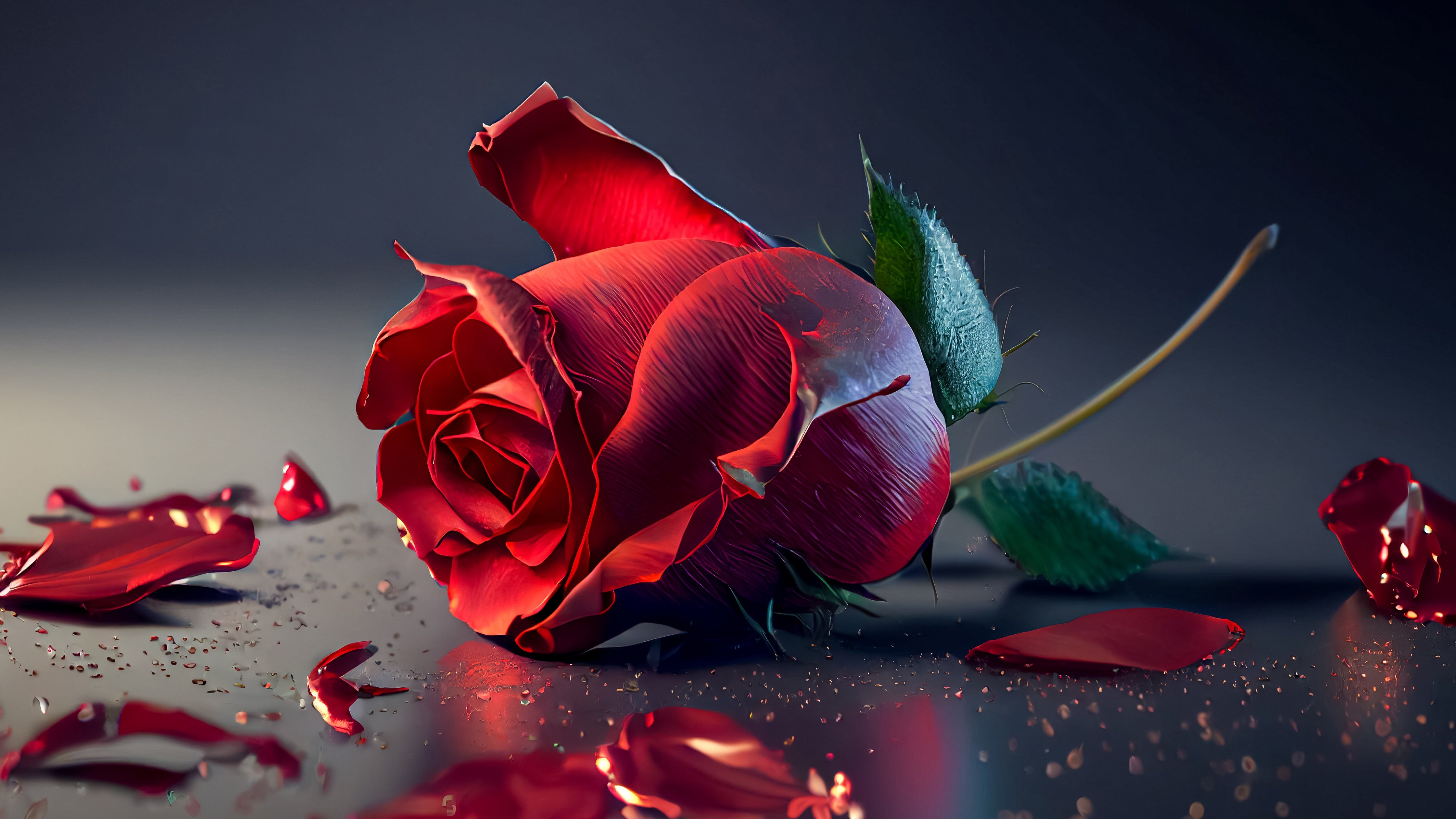 White And Red Roses 4k Wallpapers Wallpaper Cave