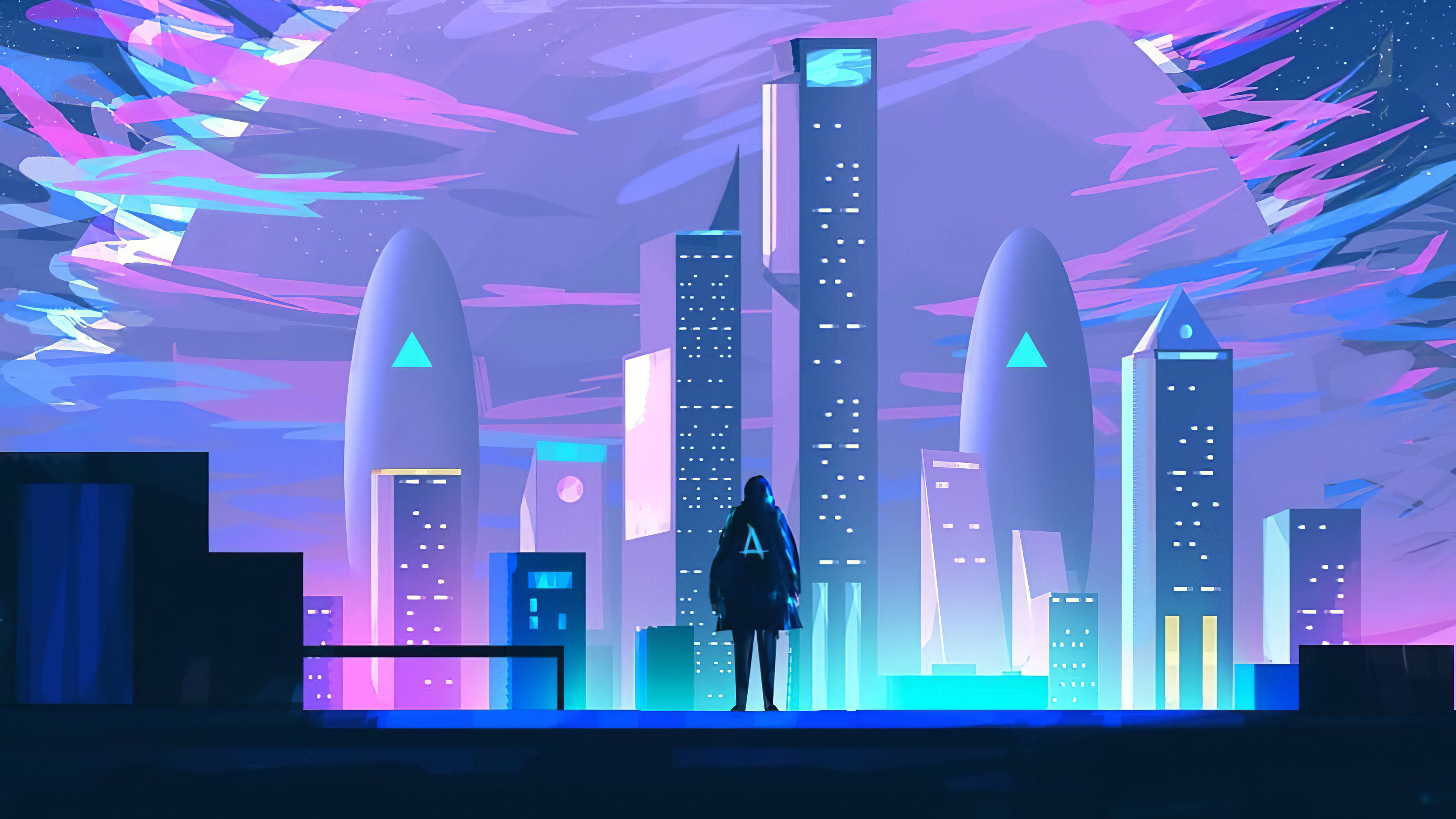 Wallpaper 4k Colorful Apocalypse Started Wallpaper