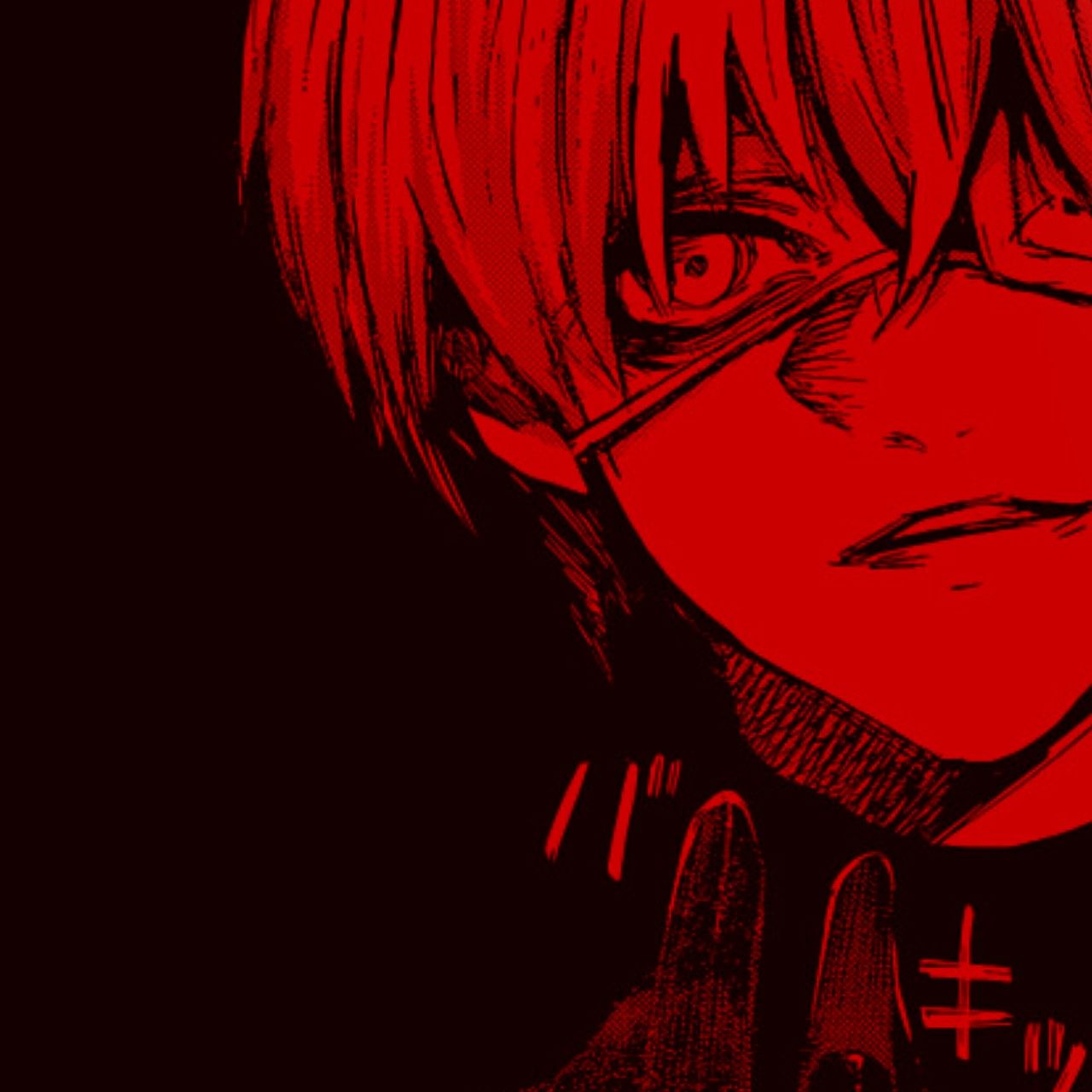 Anime. Manga. Red and black wallpaper