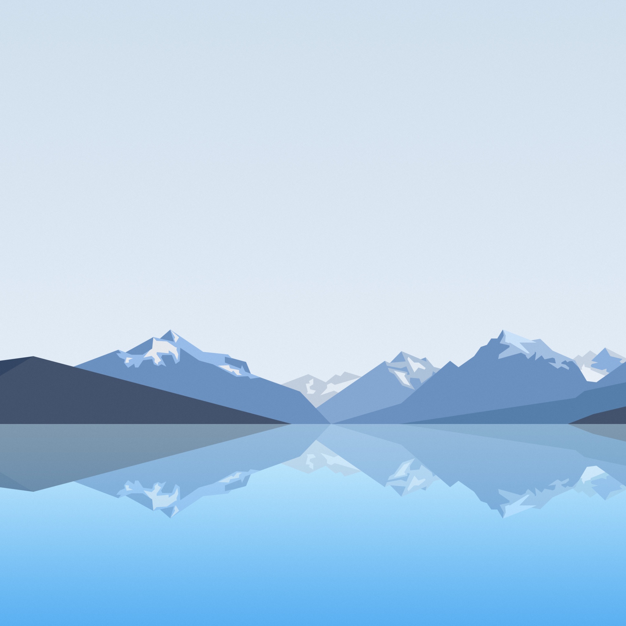 Wallpaper 4k Reflection Lake Landscape