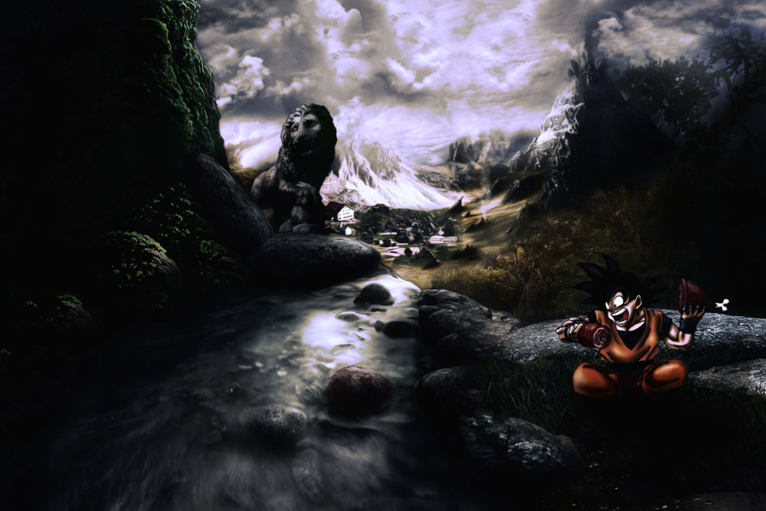 Dragon Ball Z, fan art, Photohop