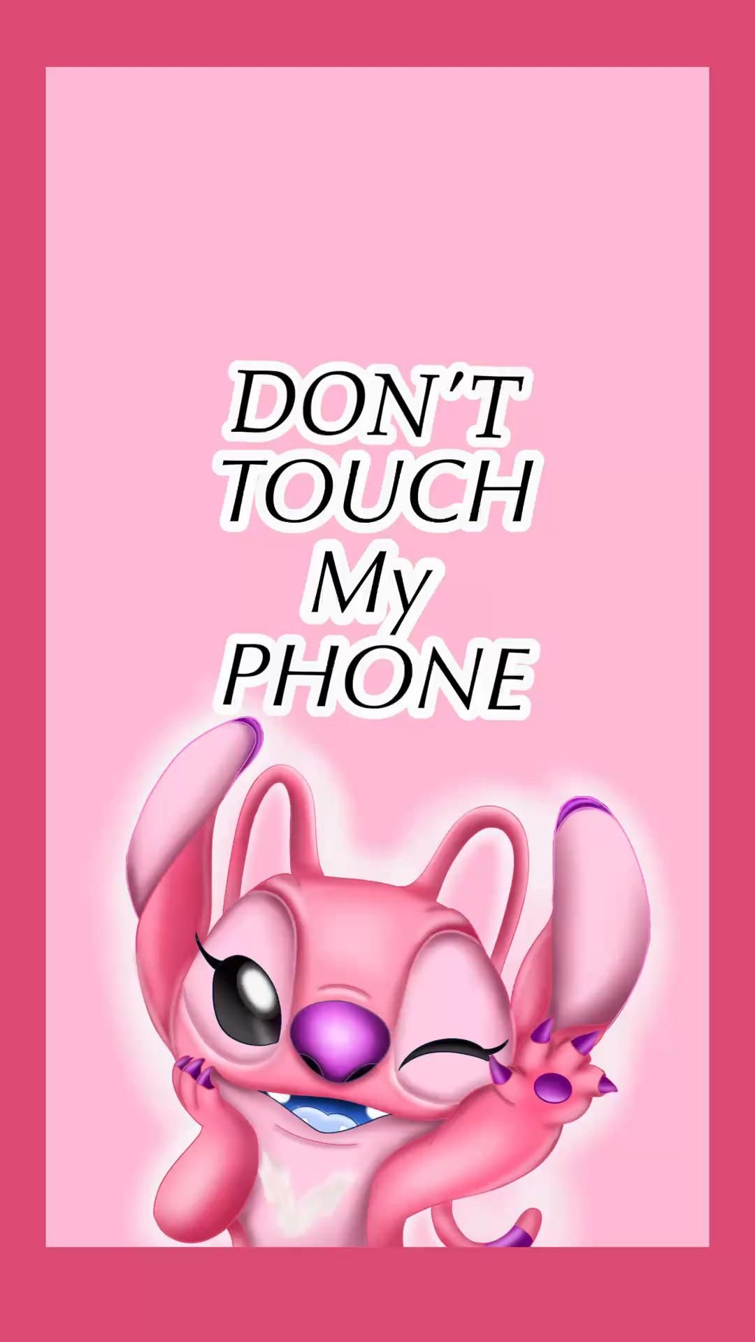 Don't Touch My Phone Stitch Wallpapers - Wallpaper Cave