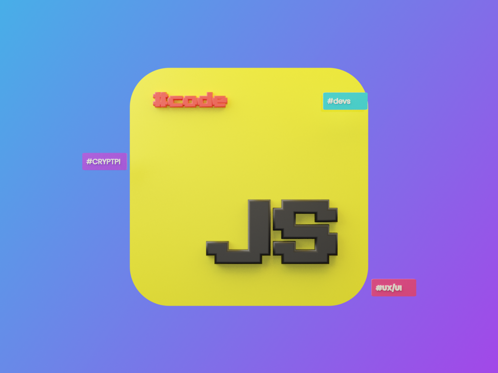 Javascript 3D logo