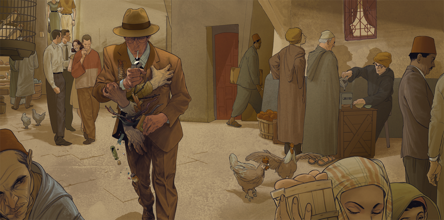 Wallpaper, naked lunch, david cronenberg 1859x924