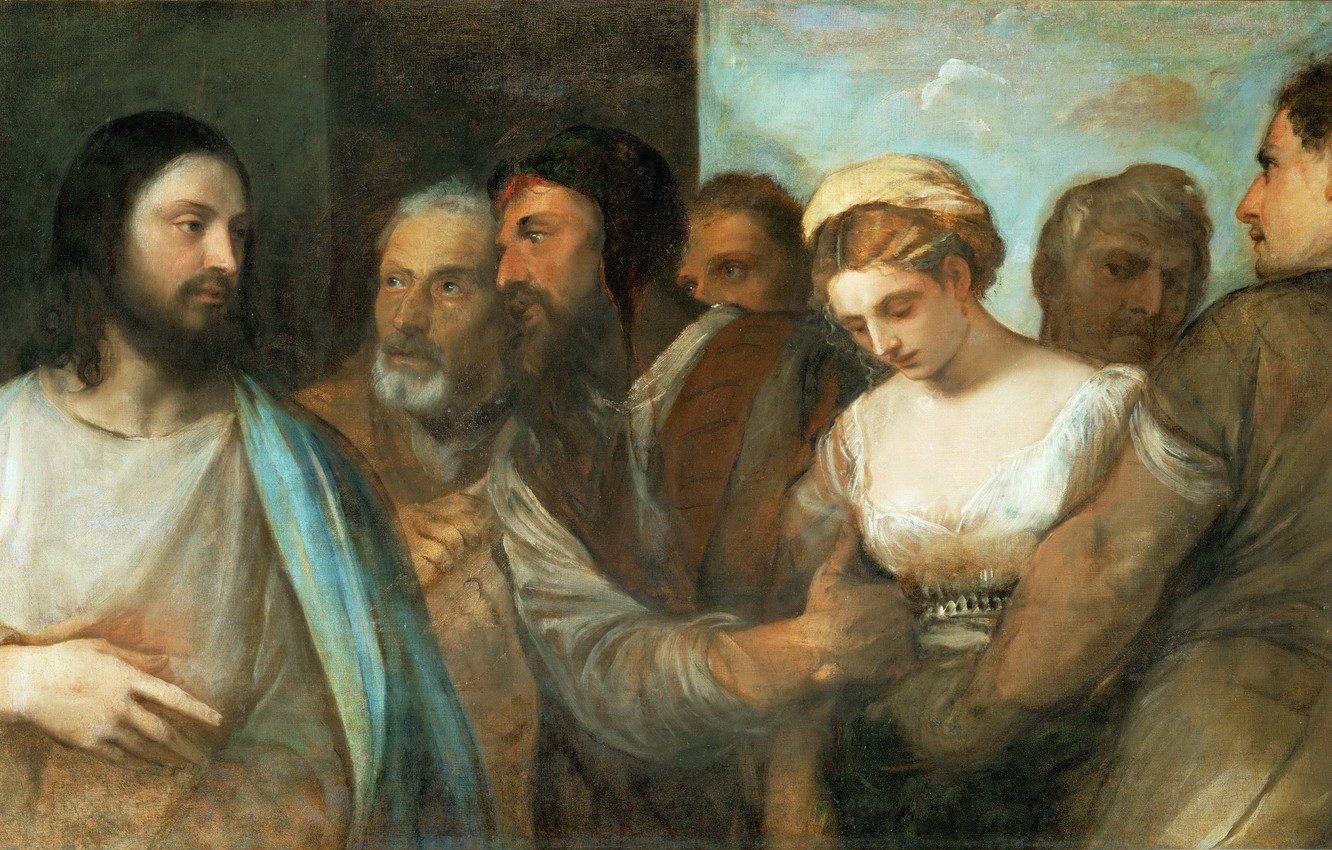 Wallpaper Titian Vecellio, Christ