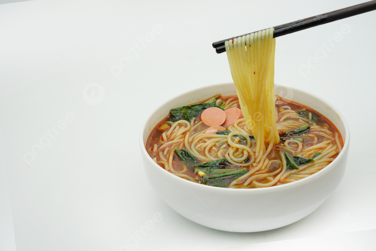 Spicy Rice Noodles Background