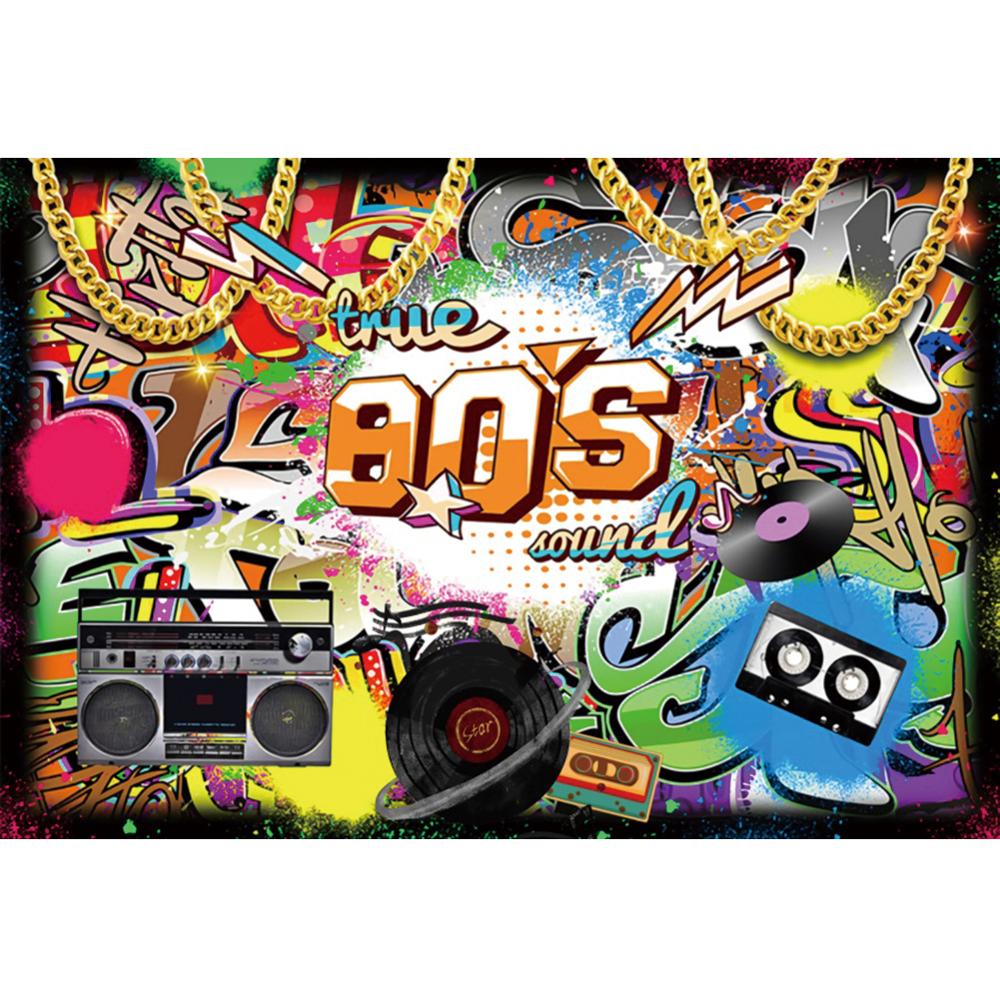 Free download 80s 90s Party Backdrop