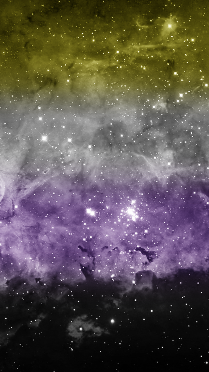 Space phone background for anon