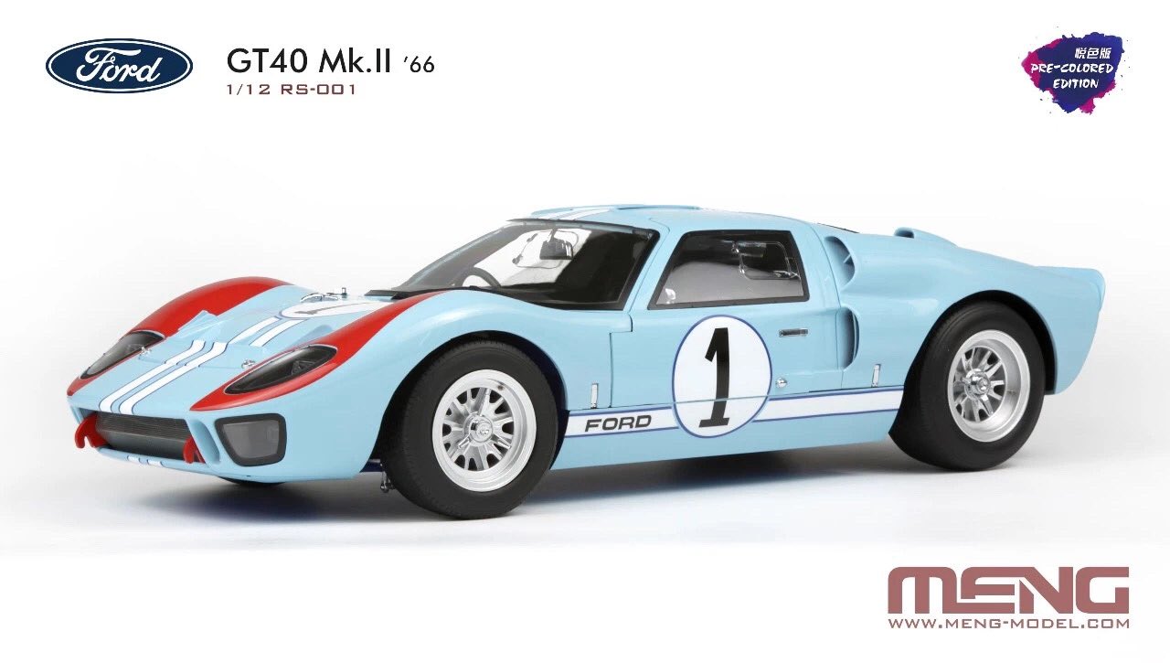 12th scale Ford GT40 Mk.II 1966 Le Mans