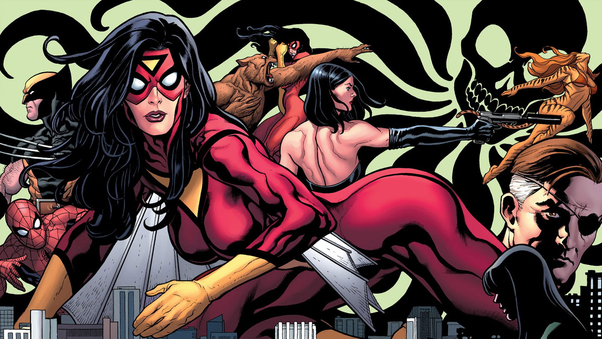 Jessica Drew 1080P, 2k, 4k Full HD