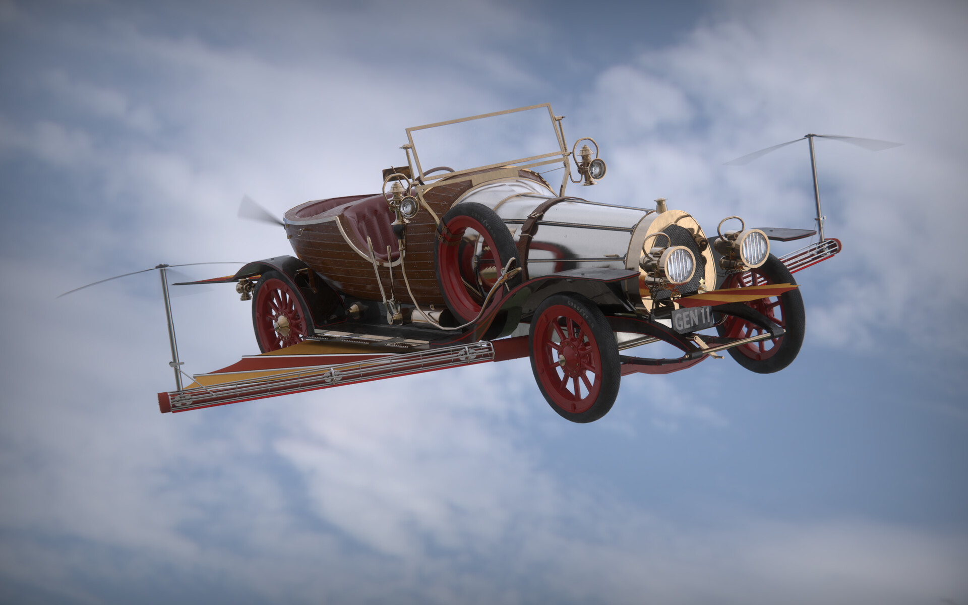Chitty Chitty Bang Bang 3D Model