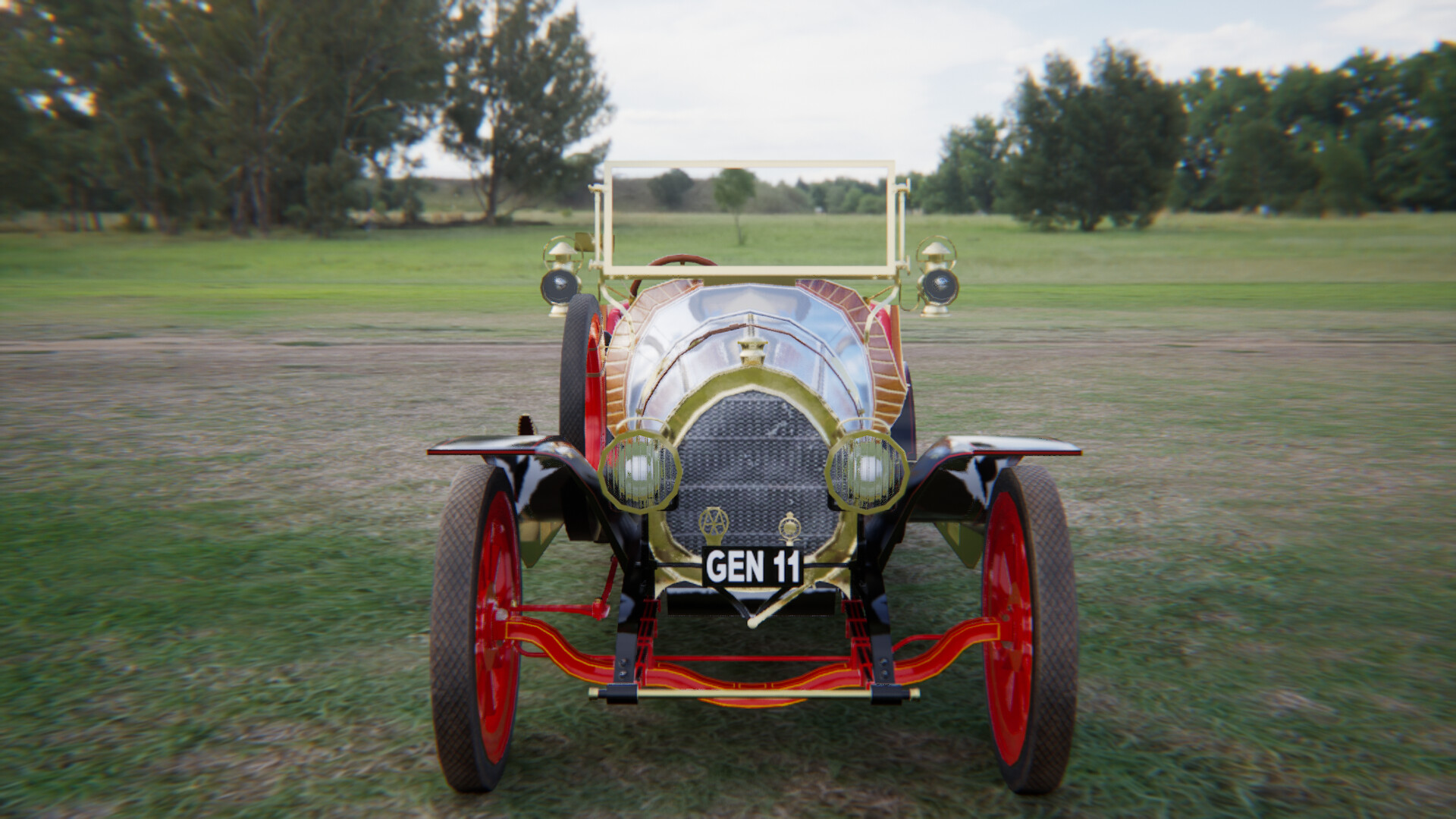 Chitty Chitty Bang Bang animated 3D Model