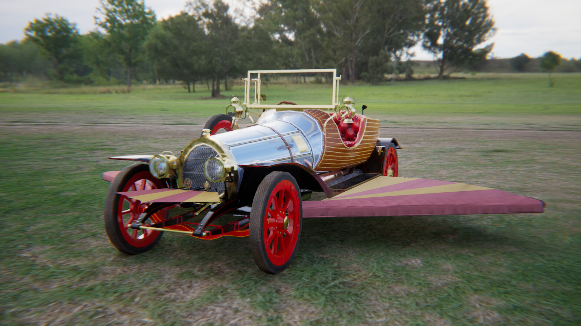 Chitty Chitty Bang Bang animated 3D Model