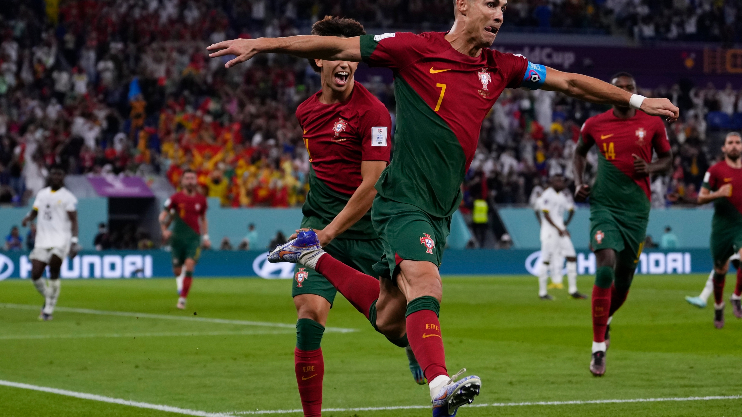 World Cup history, Portugal beats Ghana