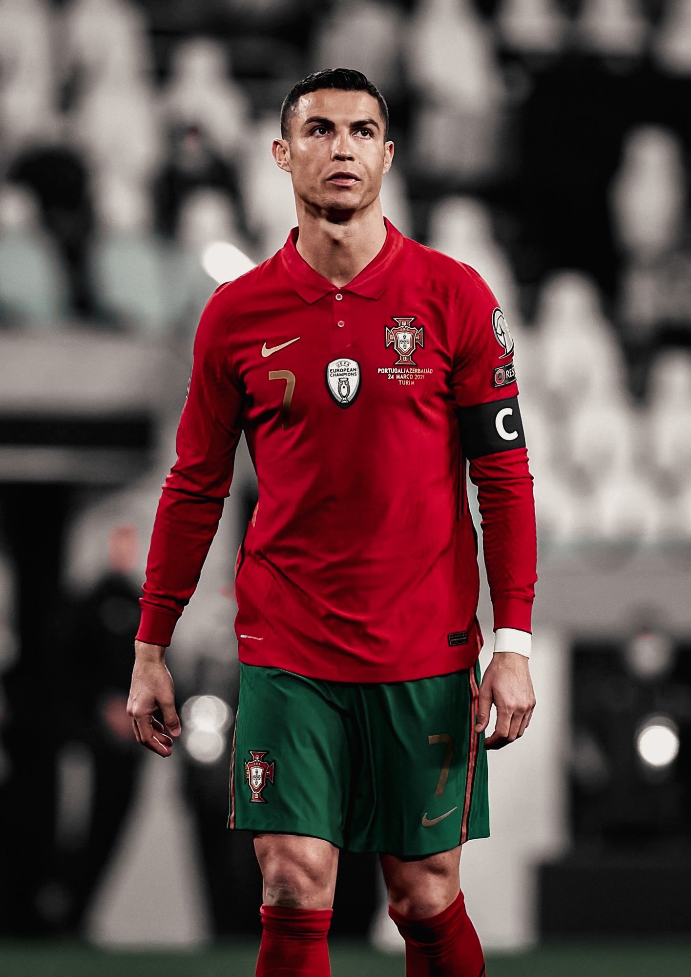 Cristiano Ronaldo with Portugal World