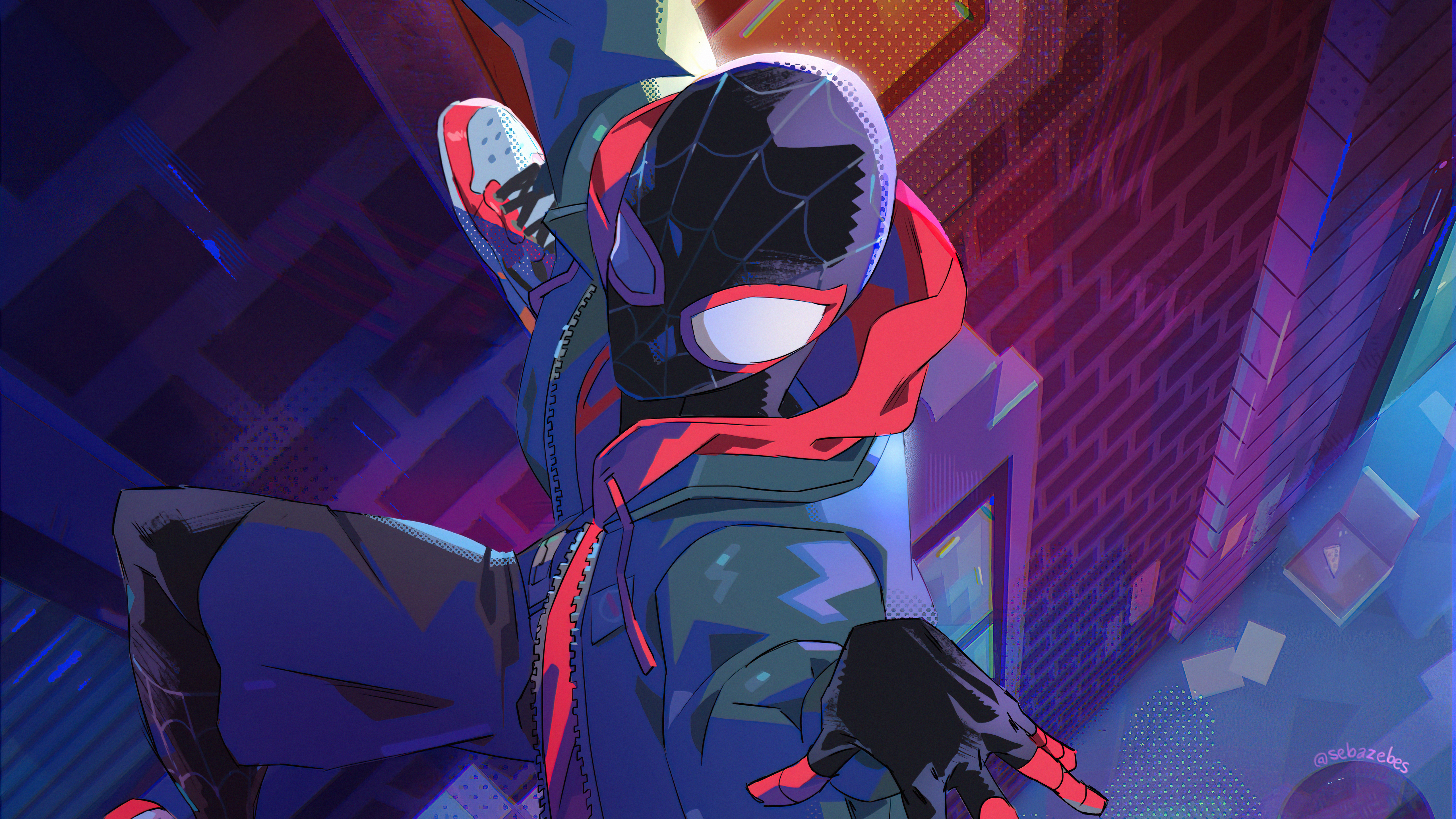 4K Miles Morales Wallpaper
