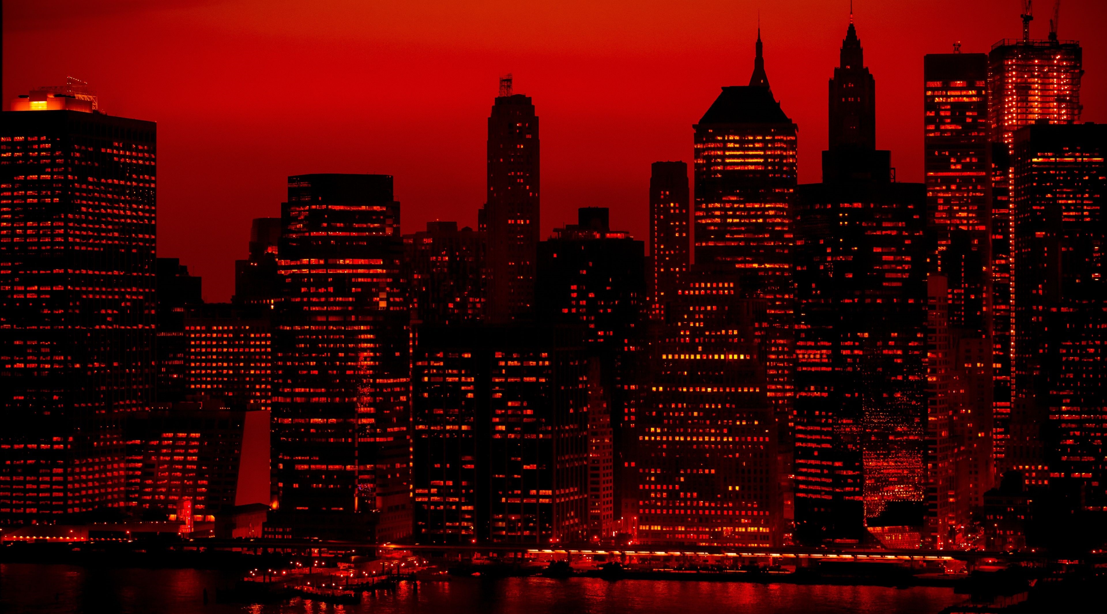 Red Wallpaper 4K Free download