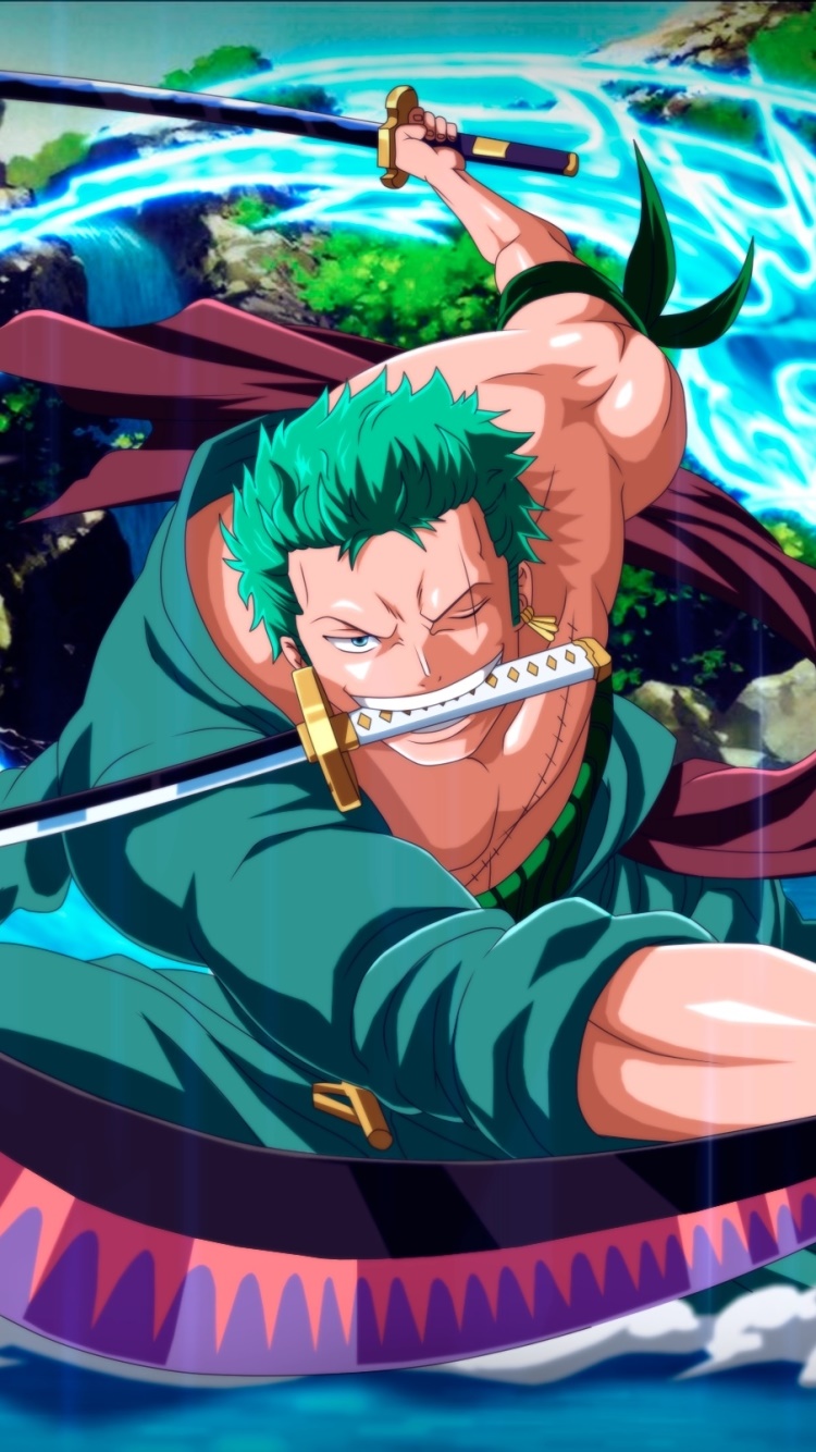 Phone Wallpaper, Roronoa Zoro, 750x1334