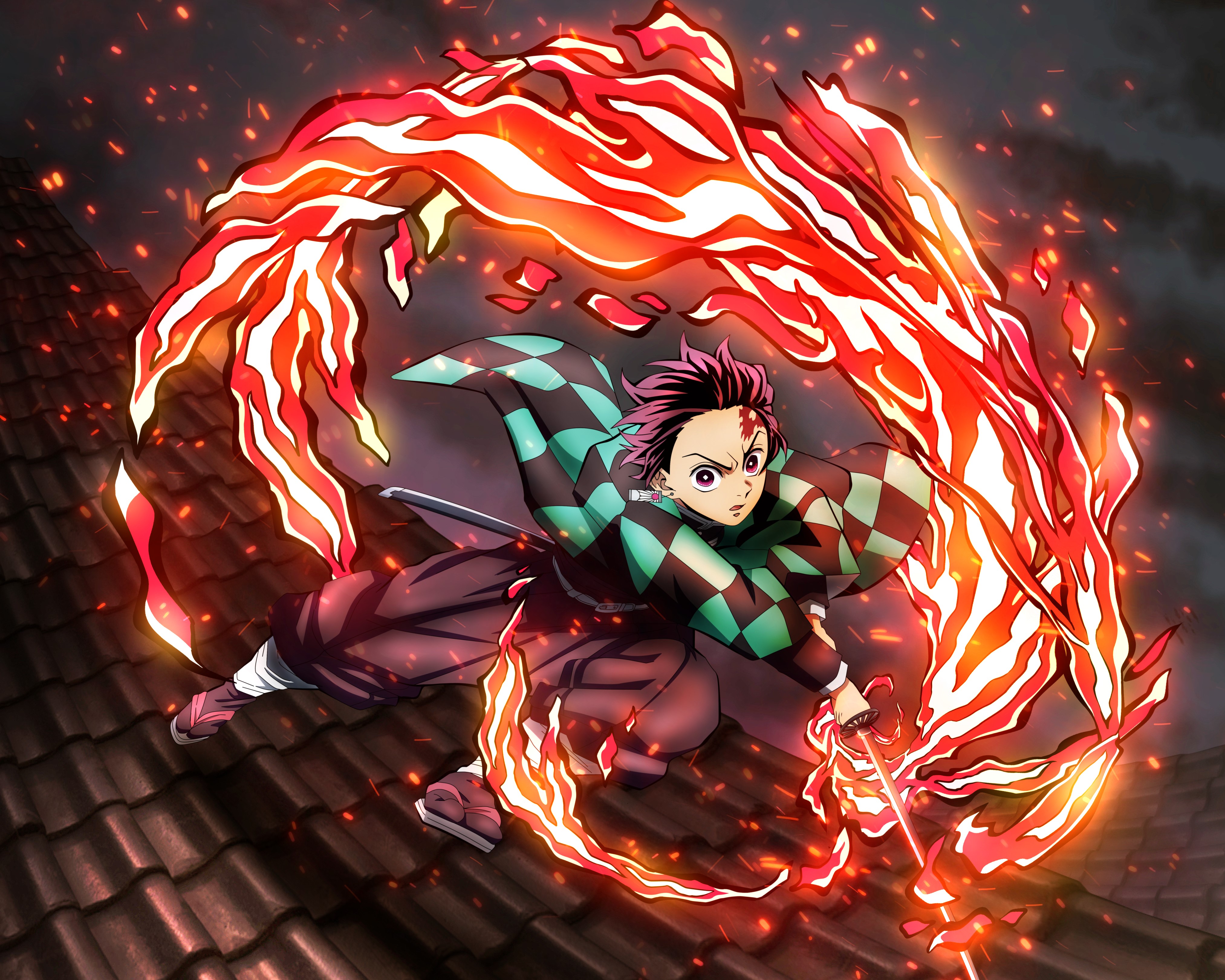 Demon Slayer Tanjiro Face