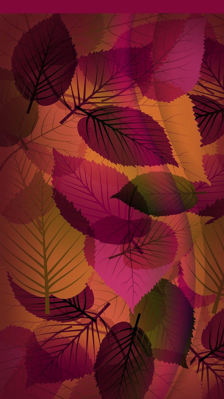 Autumn leaves wallpaper, iPhone