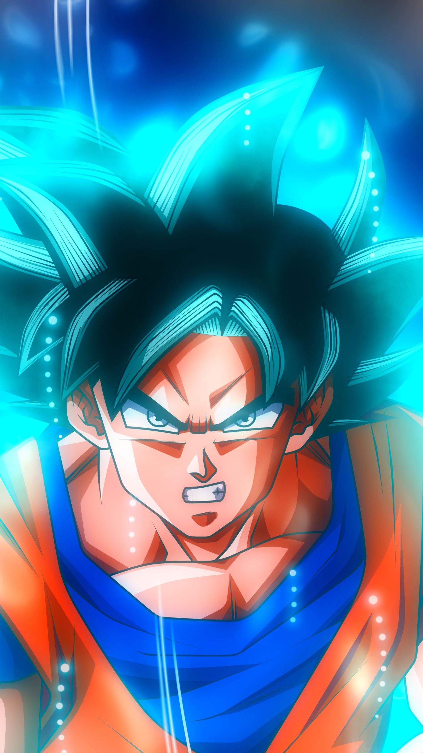 2160x3840 Goku Super Saiyan Blue Kaioken 5k Sony Xperia X,XZ,Z5