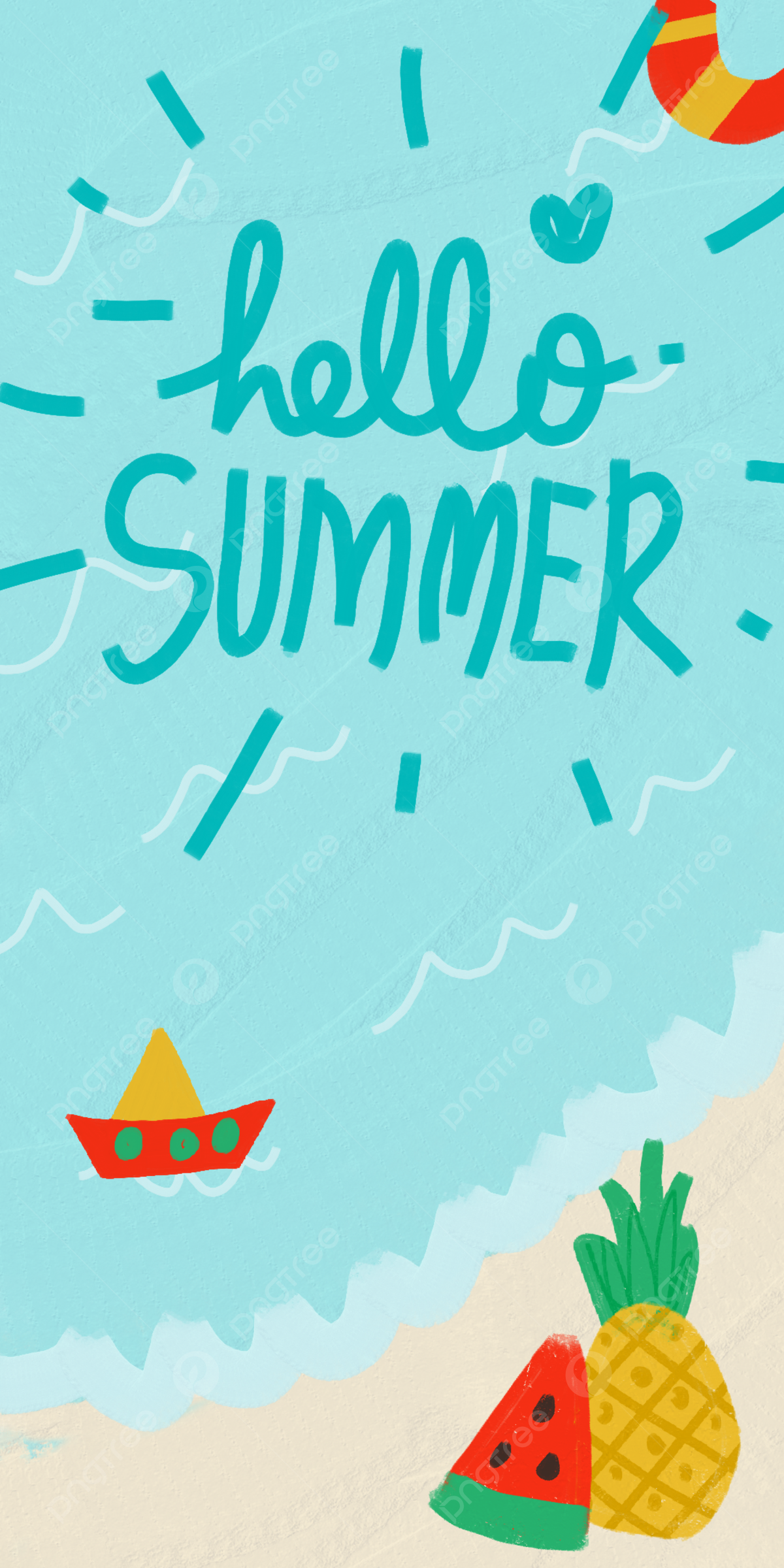 Hello Summer Lets Go To The Beach