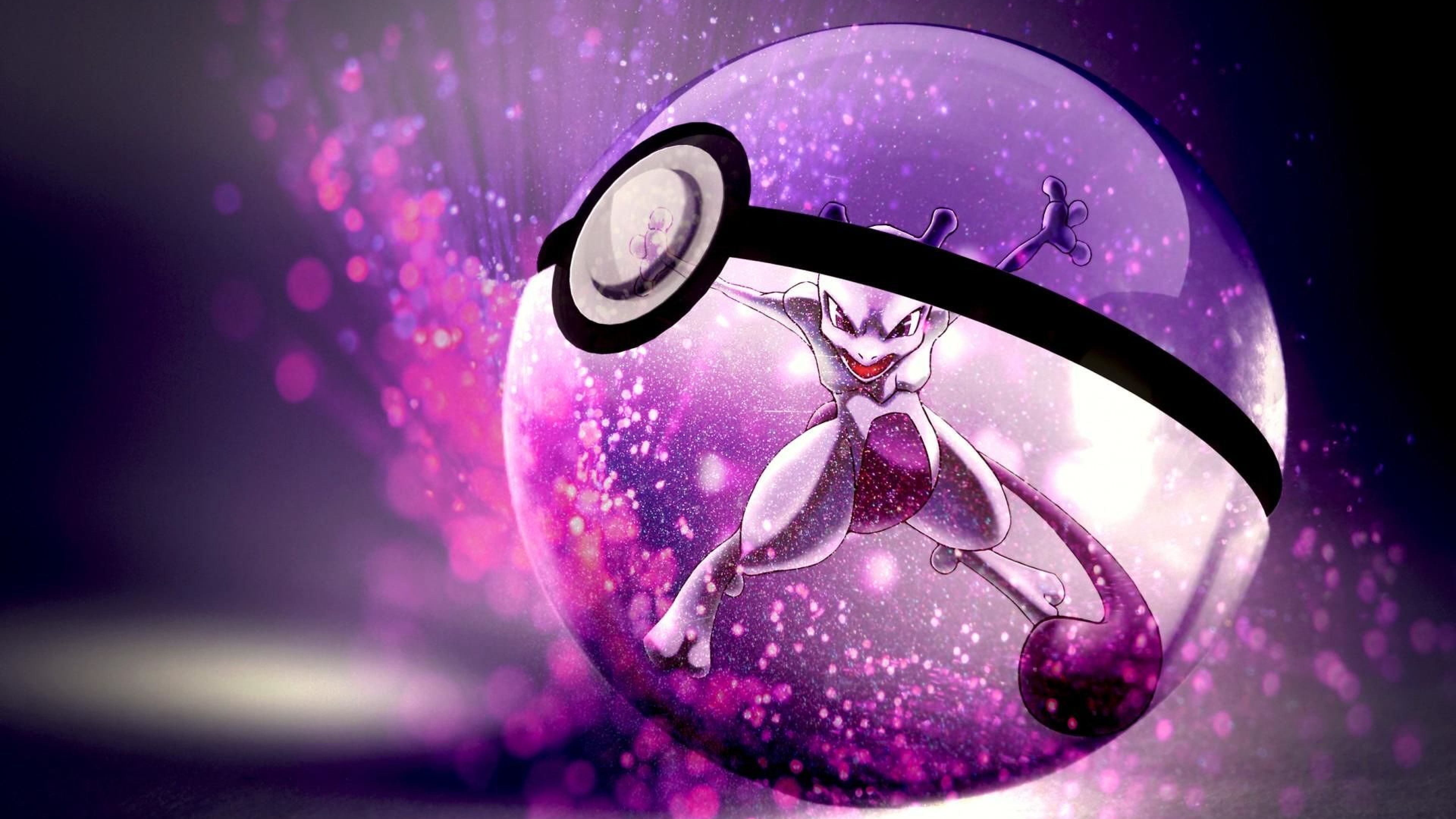 Free Download Mewtwo Pokeball Full HD