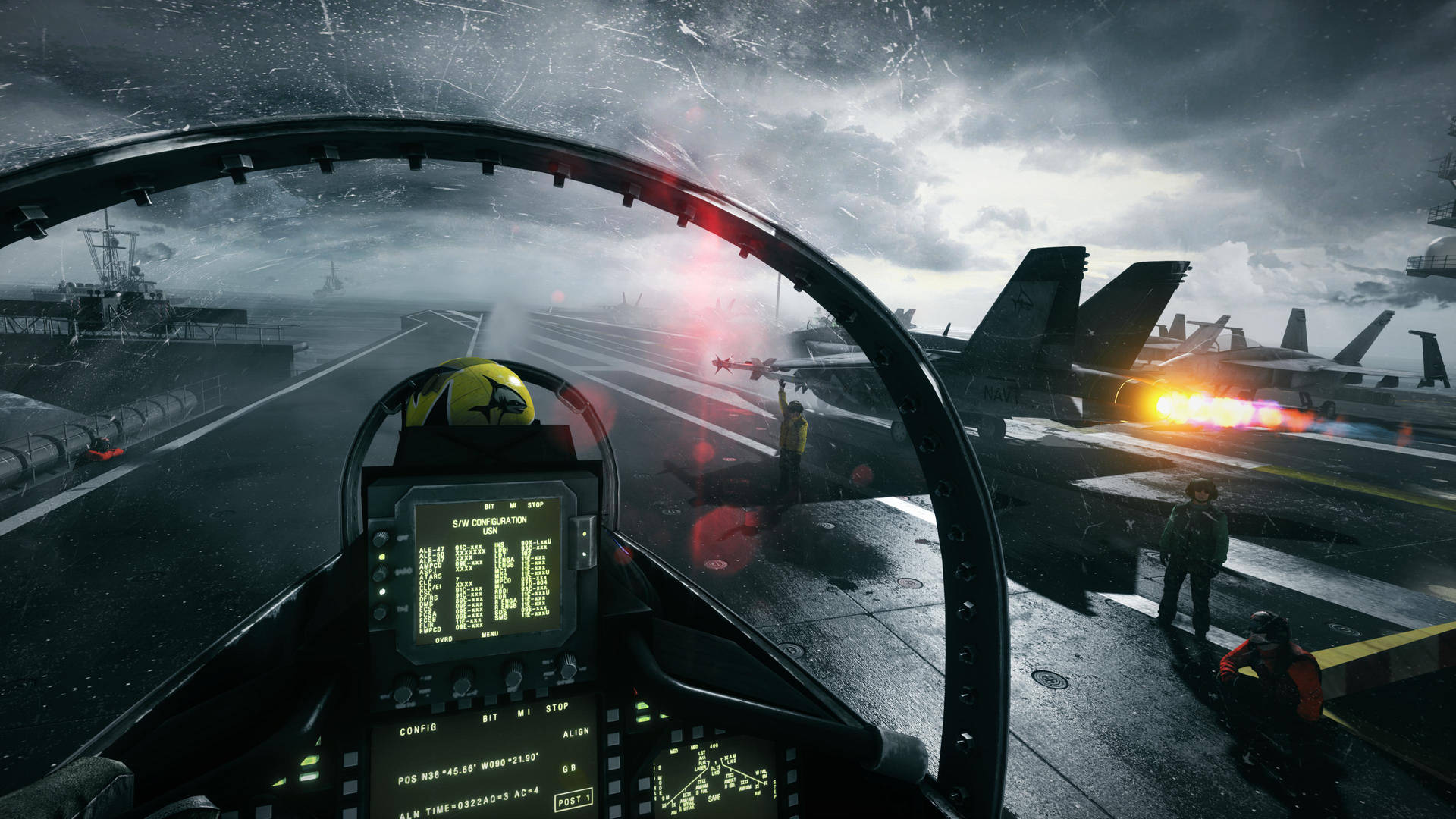 Jet Fighter Cockpit Wallpaper