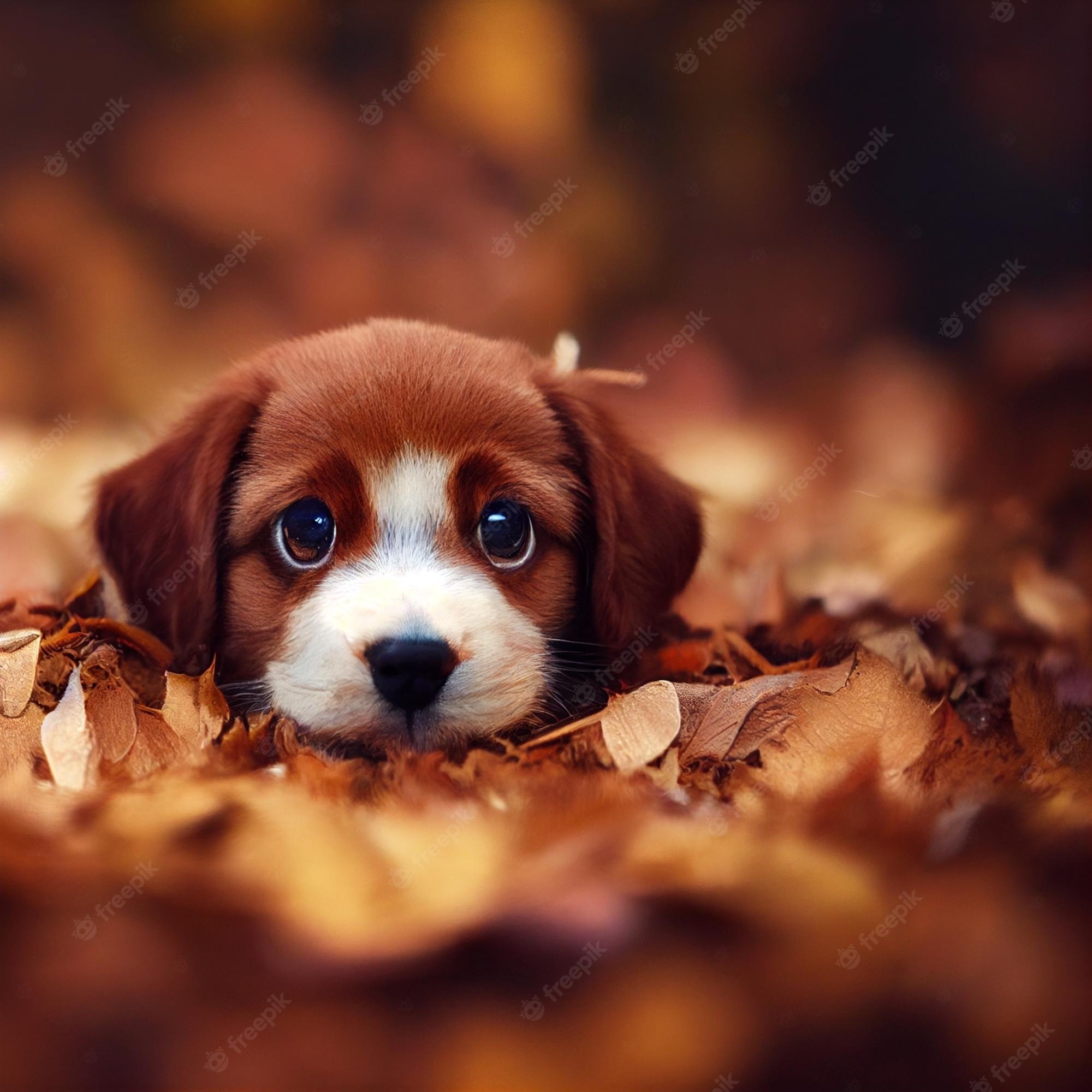 Autumn Puppy Wallpapers - Wallpaper Cave